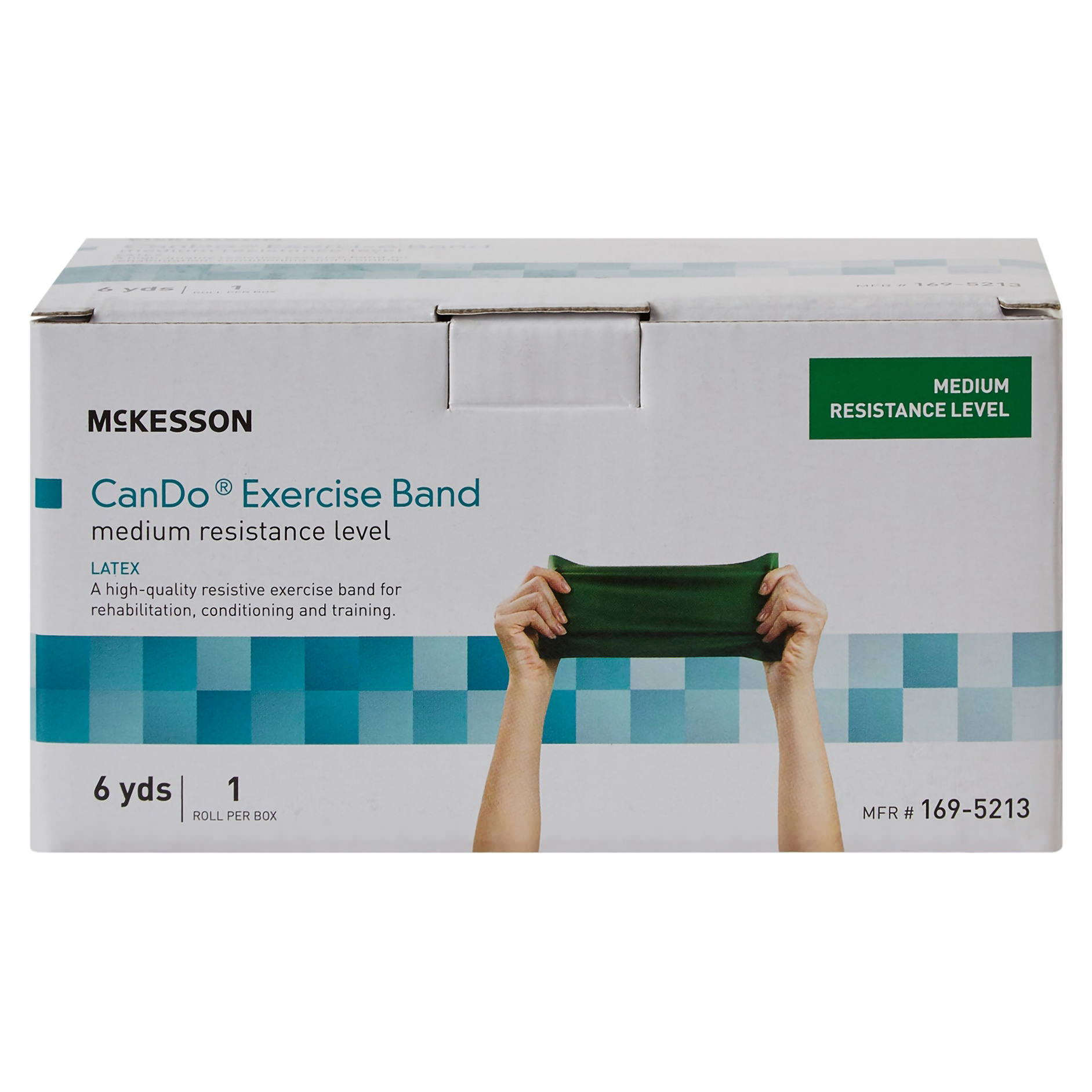 McKesson CanDo Green Medium Resistance Exercise Band thumbnail 2