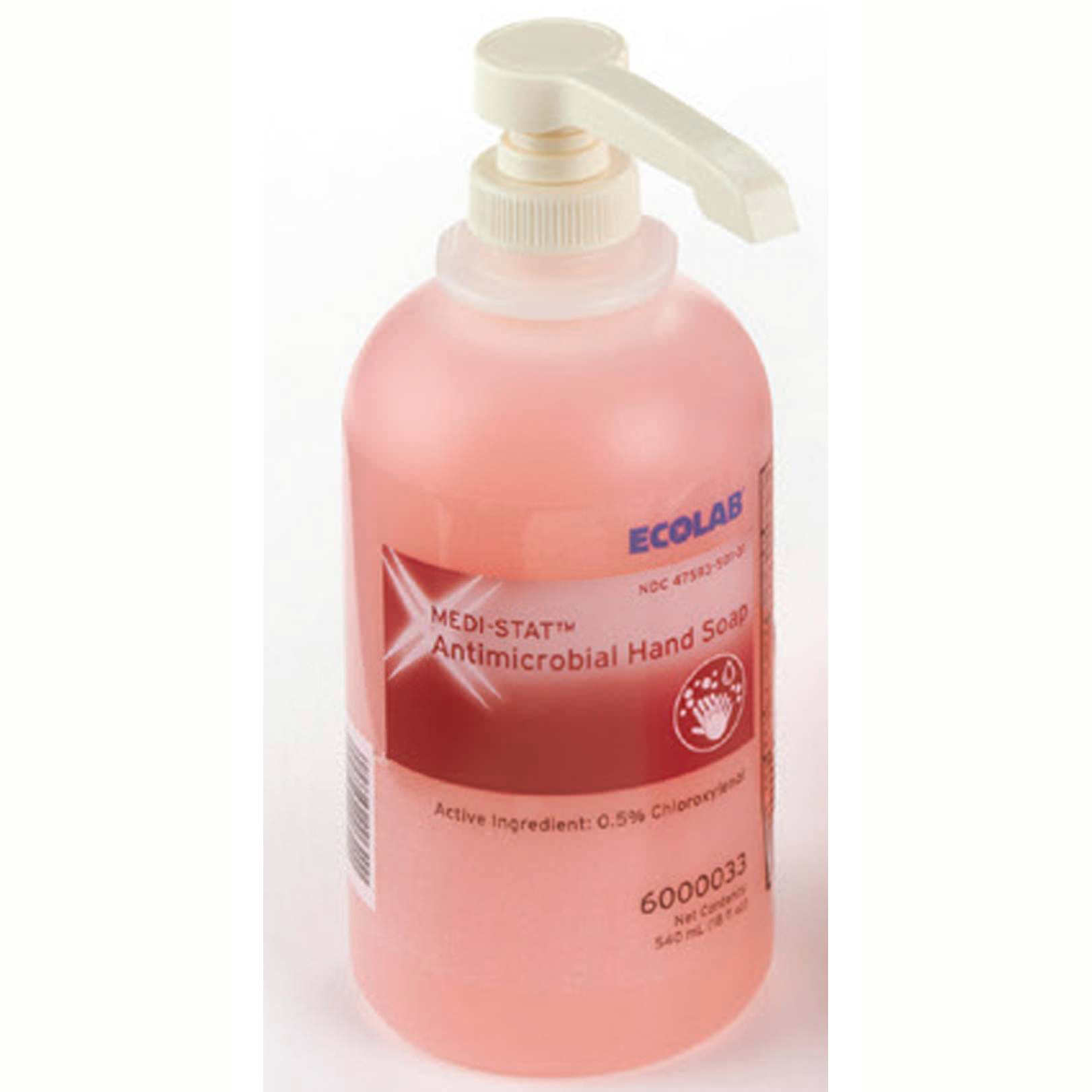 Ecolab Medi-Stat Antimicrobial Hand Soap, 18 oz | 0.5