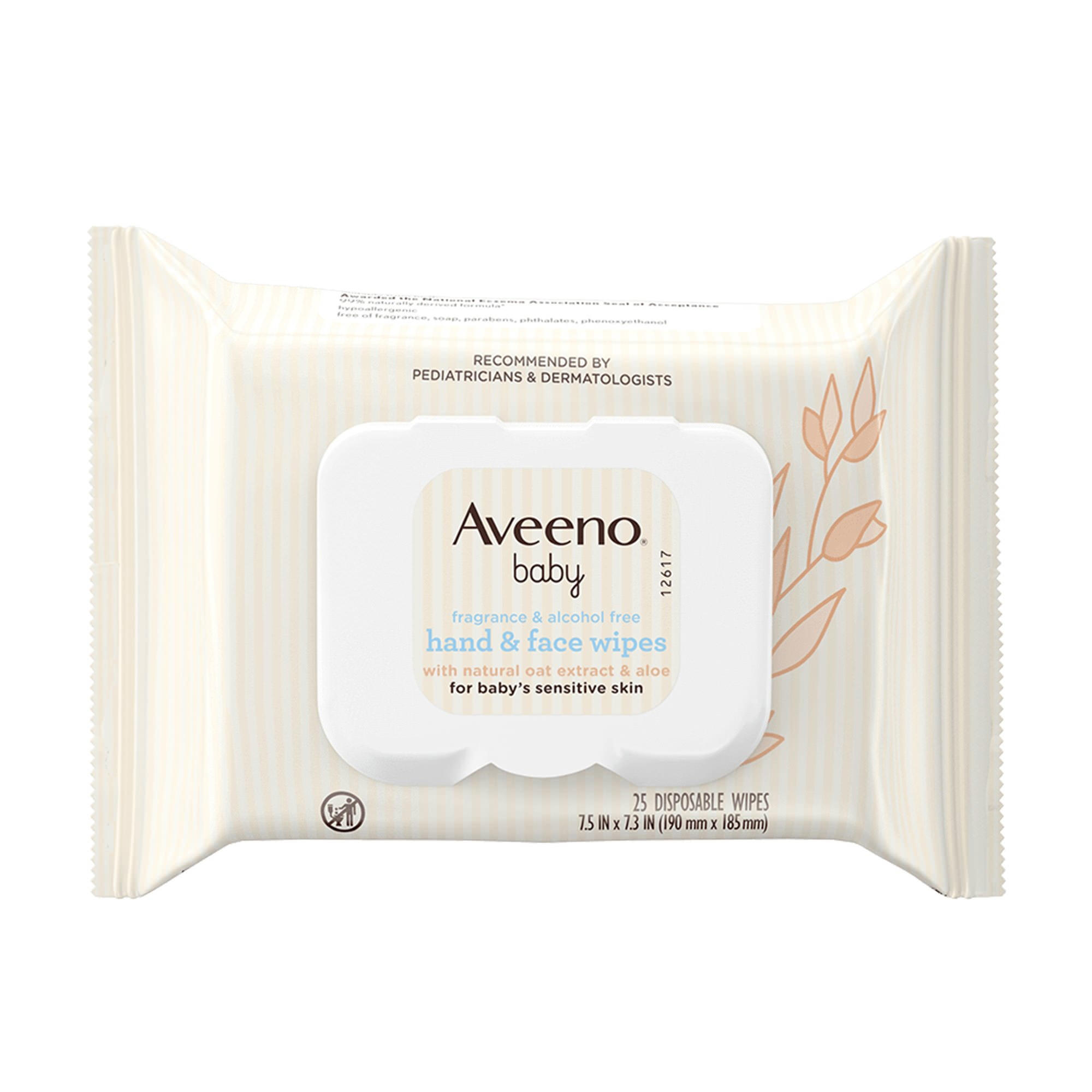 Aveeno Baby Soft Wipe Unscented - Package of 25 - Main image