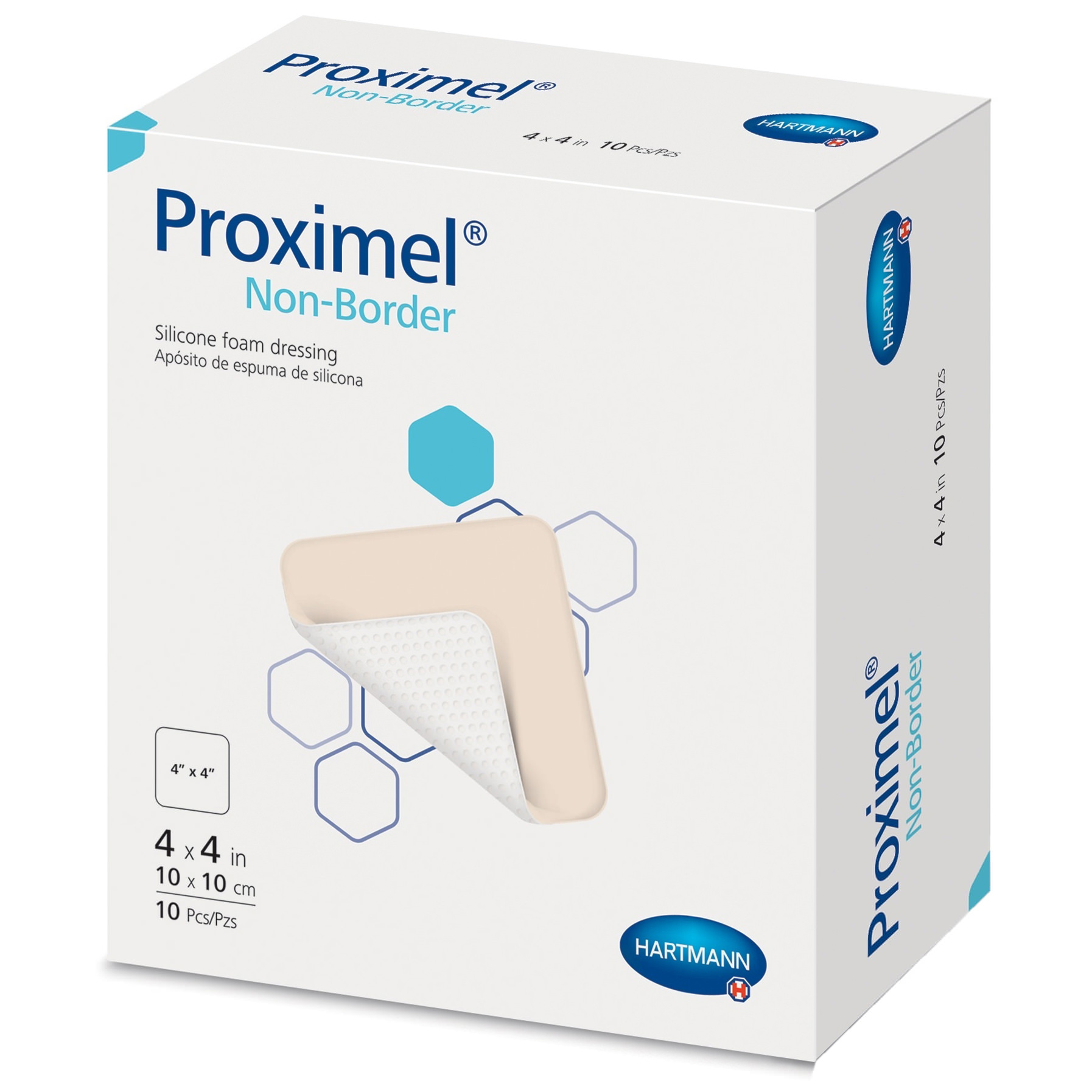 Proximel Non-Border Three-Layer Silicone Foam Dressing