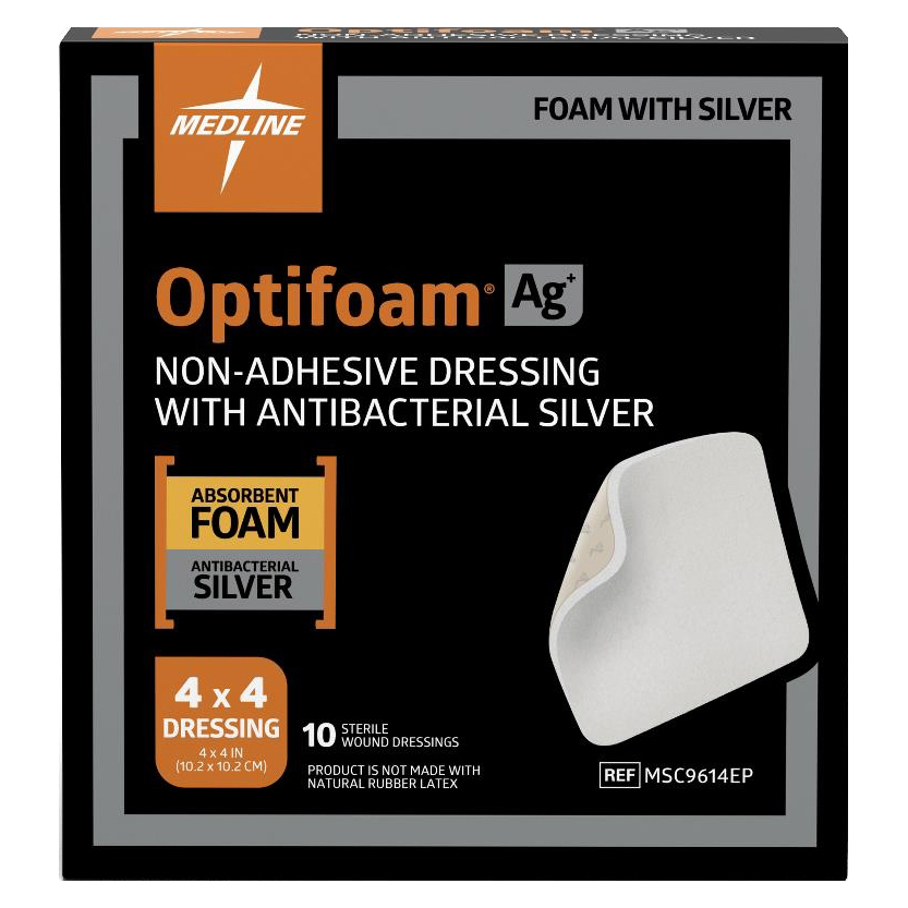 Optifoam Ag Nonadhesive Foam Dressing - Main image