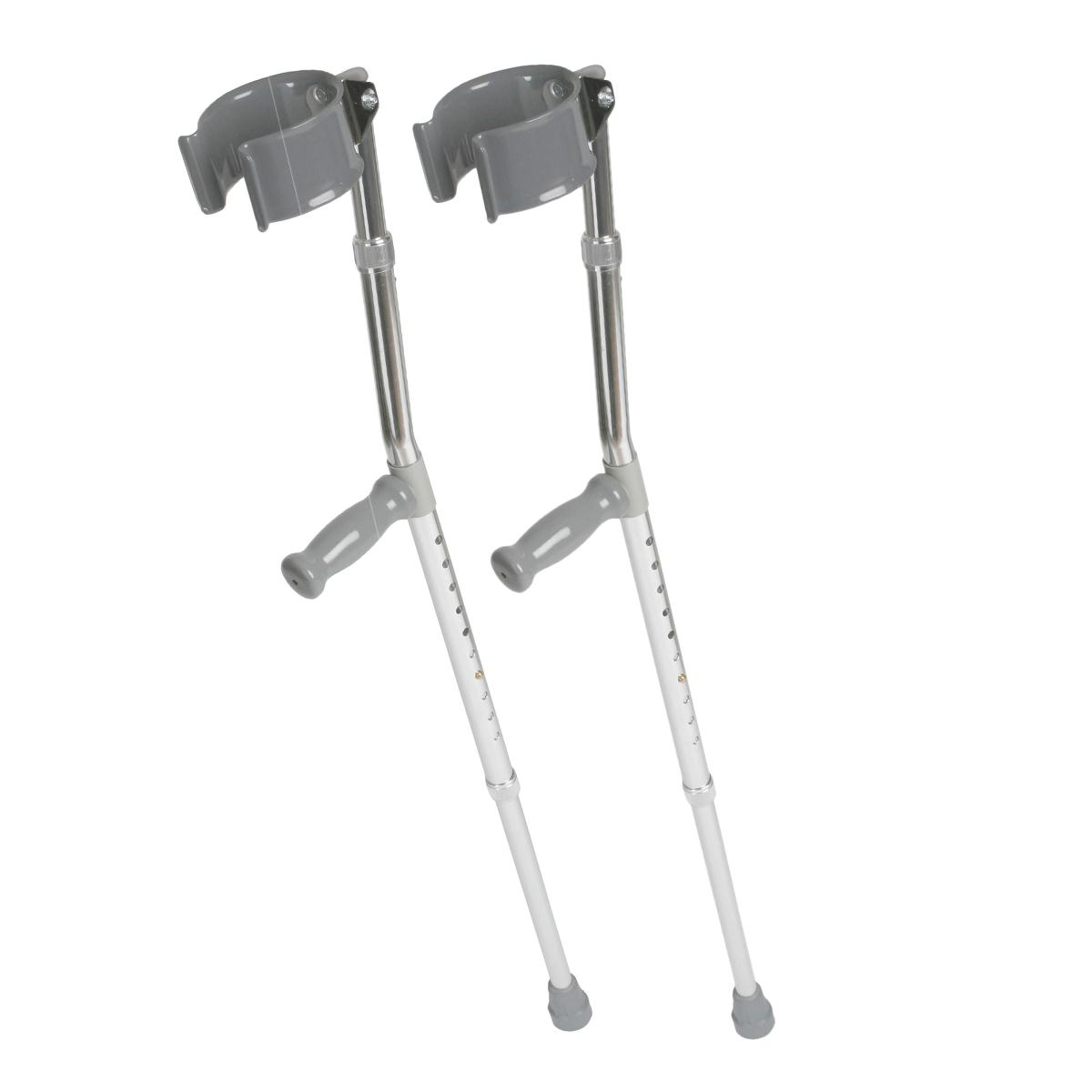 Medline Aluminum Forearm Crutches thumbnail 1