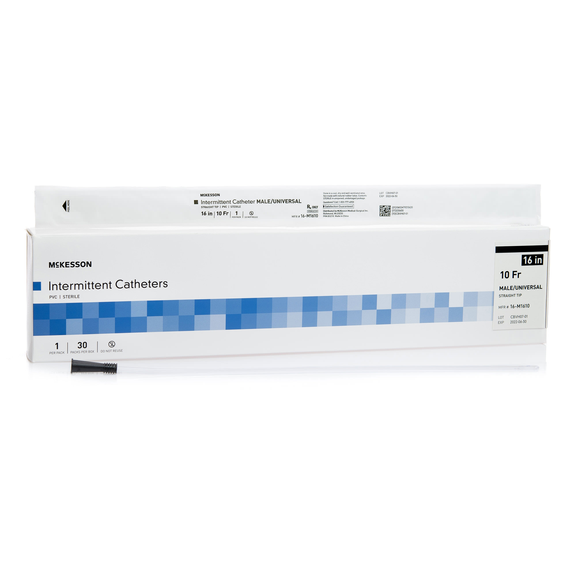 McKesson Uncoated PVC Urethral Catheter