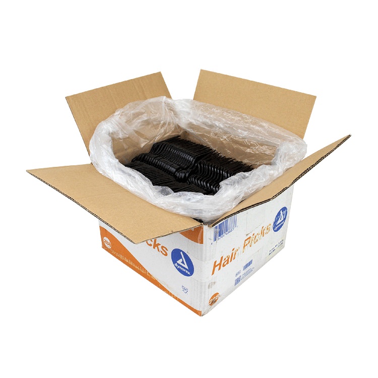 Dynarex Hair Pick Black - Case of 288 thumbnail 3