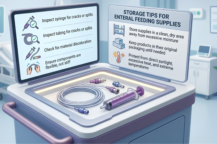 Storage Tips for Enteral Feeding Supplies
