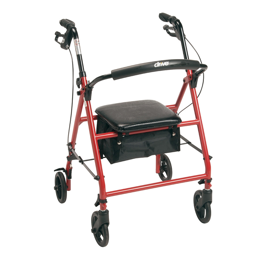Drive Steel Rollator with 6" Wheels, Knockdown thumbnail 2