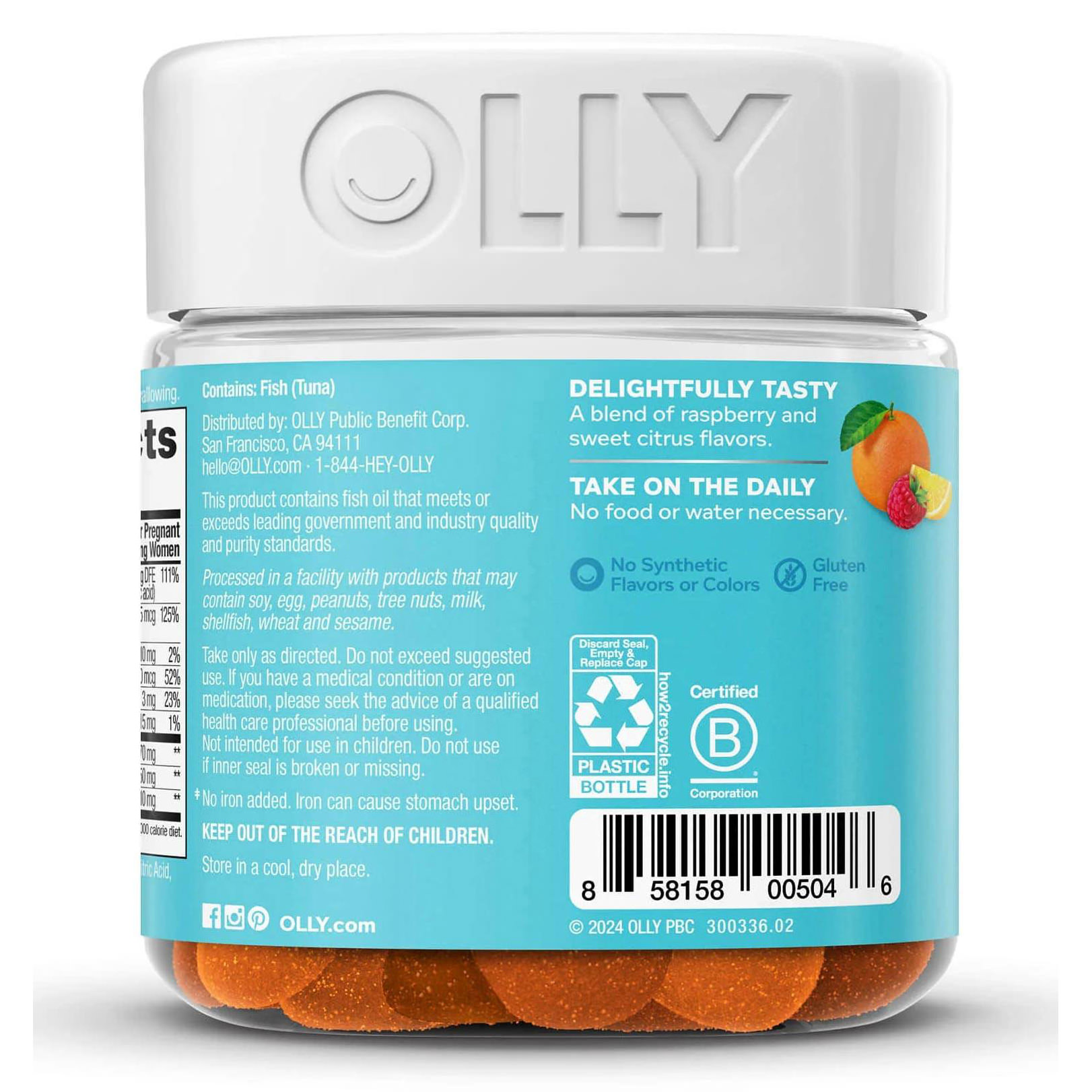 OLLY Essential Prenatal Folic Acid + DHA Vitamin Supplement for Mommy & Baby thumbnail 3
