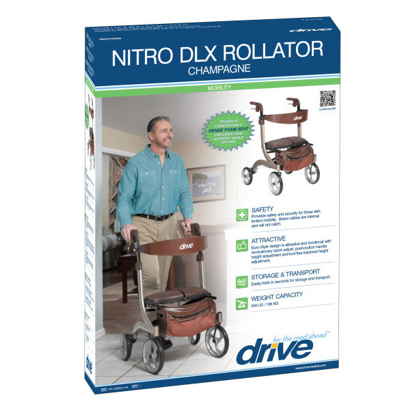 Drive Nitro Dlx Rollator thumbnail 3
