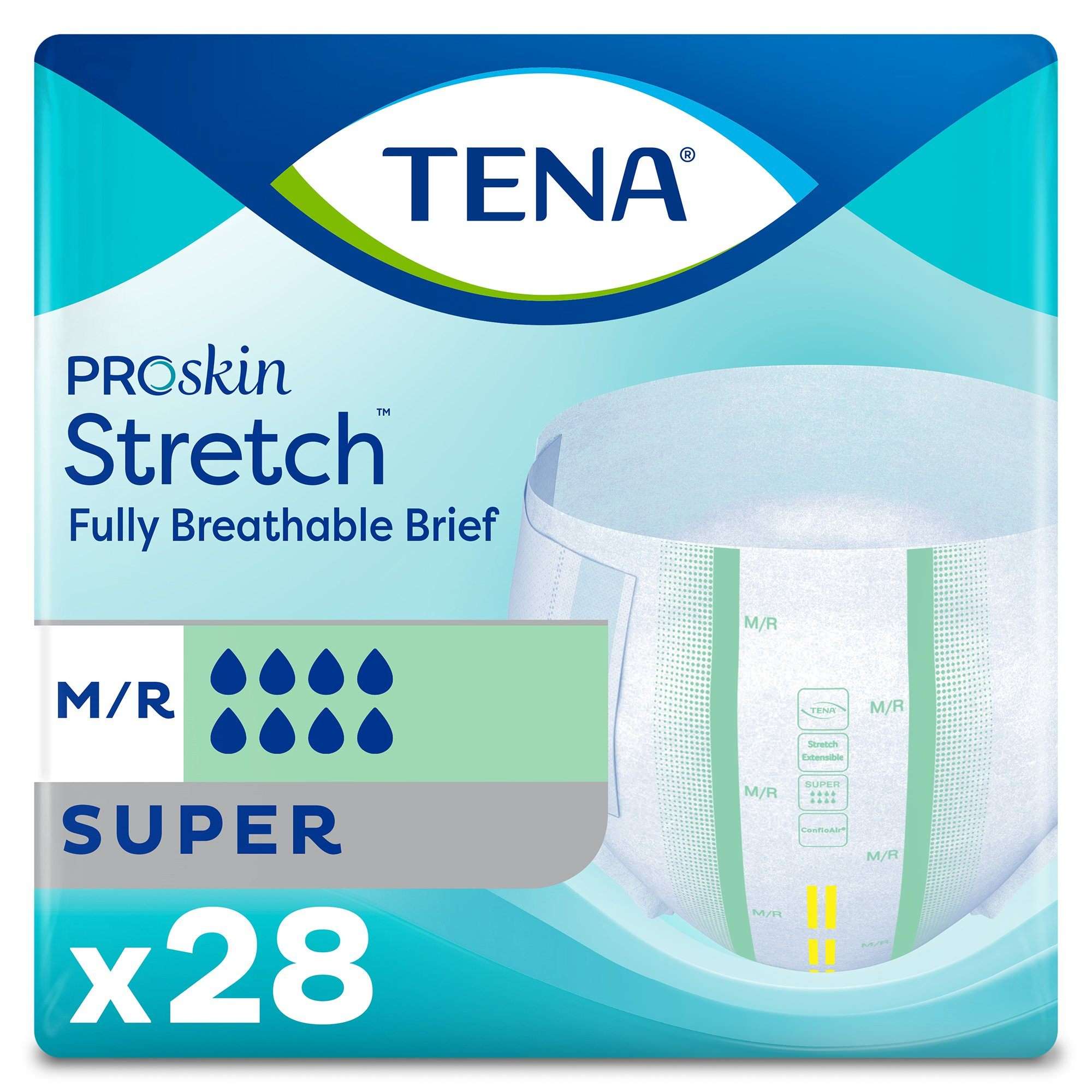 TENA ProSkin Stretch Super Incontinence Brief thumbnail 1