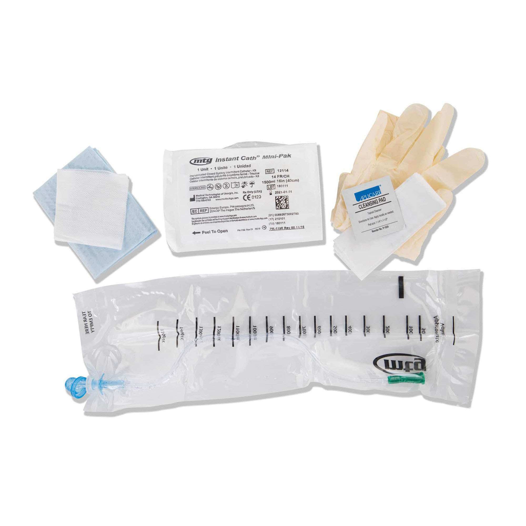 EZ-Protect Straight Tip Closed System Catheters Kit