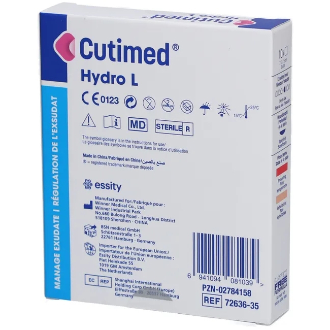 Cutimed Hydro L Sterile Hydrocolloid Dressing thumbnail 2