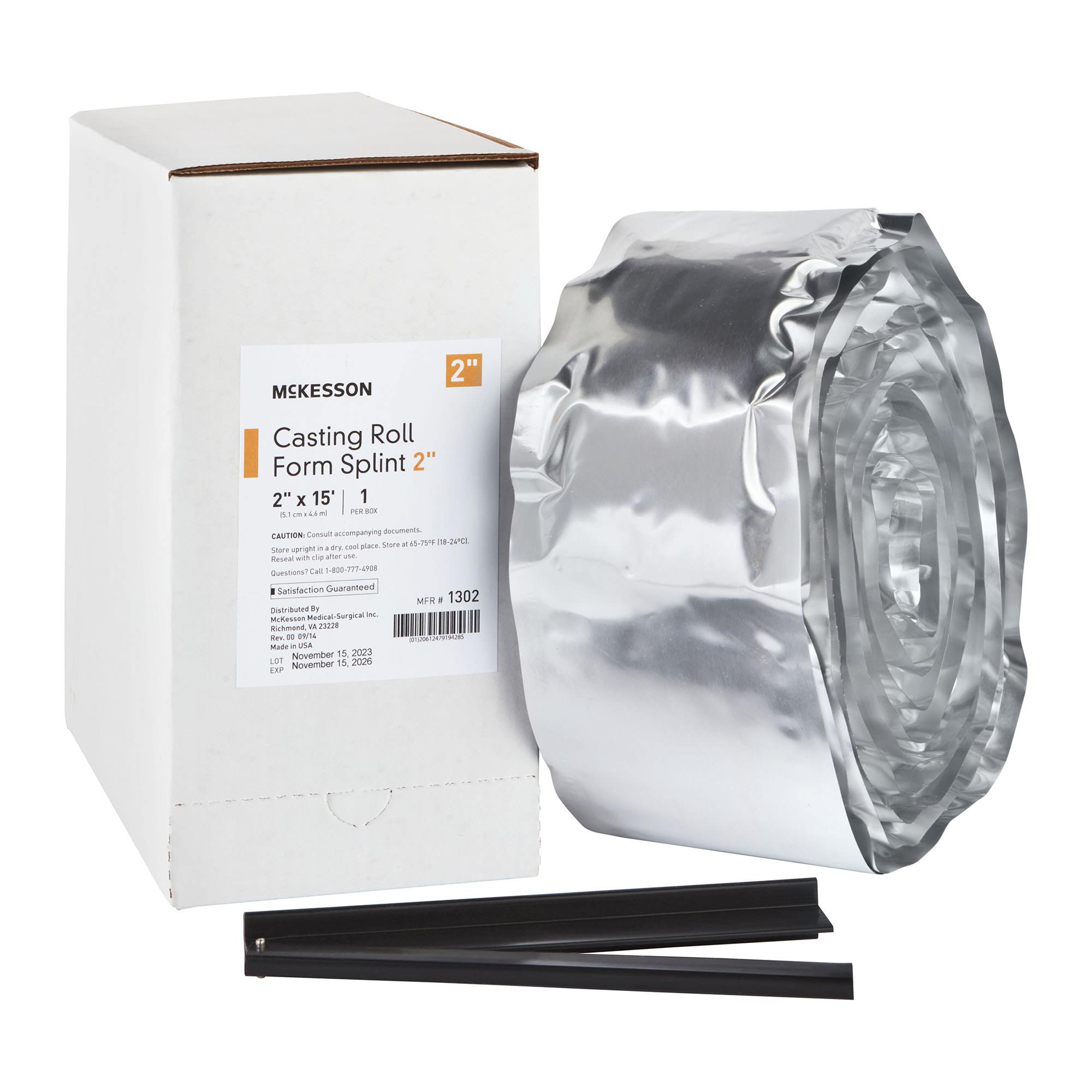 McKesson Padded Splint Roll White NonSterile