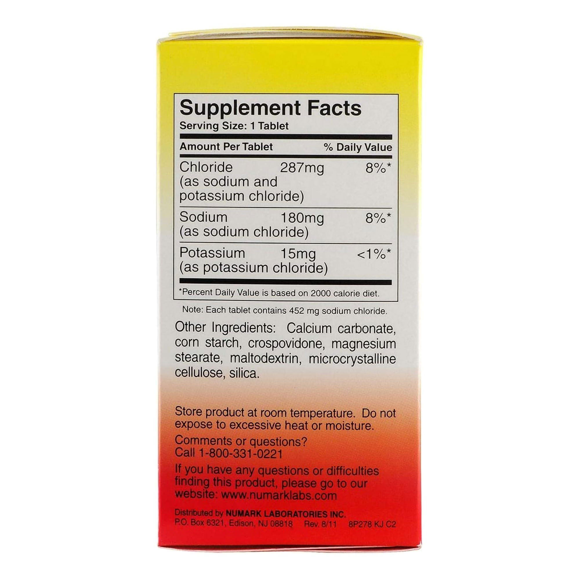 Thermotabs Sodium Chloride Tablets - Bottle of 100 thumbnail 3