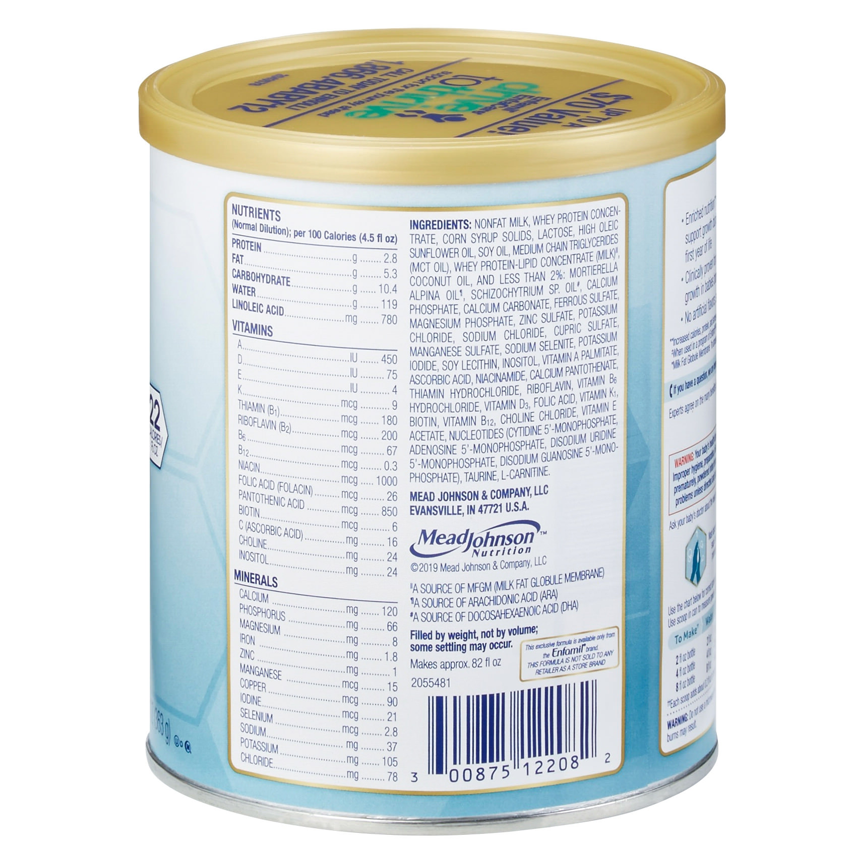 Enfamil NeuroPro EnfaCare Milk-Based Infant Formula, Powder thumbnail 4