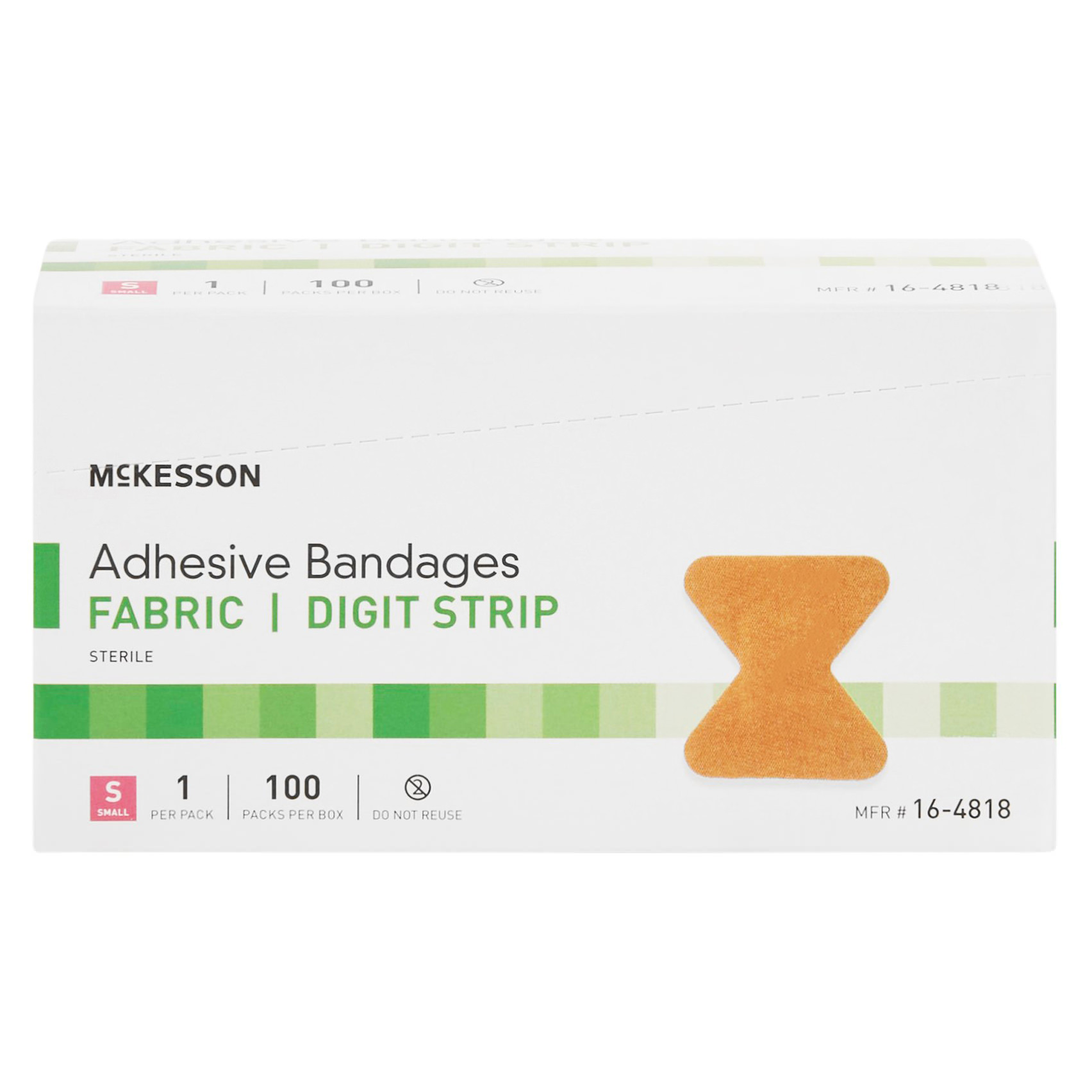 McKesson Fabric Fingertip Strip Adhesive Bandage thumbnail 4