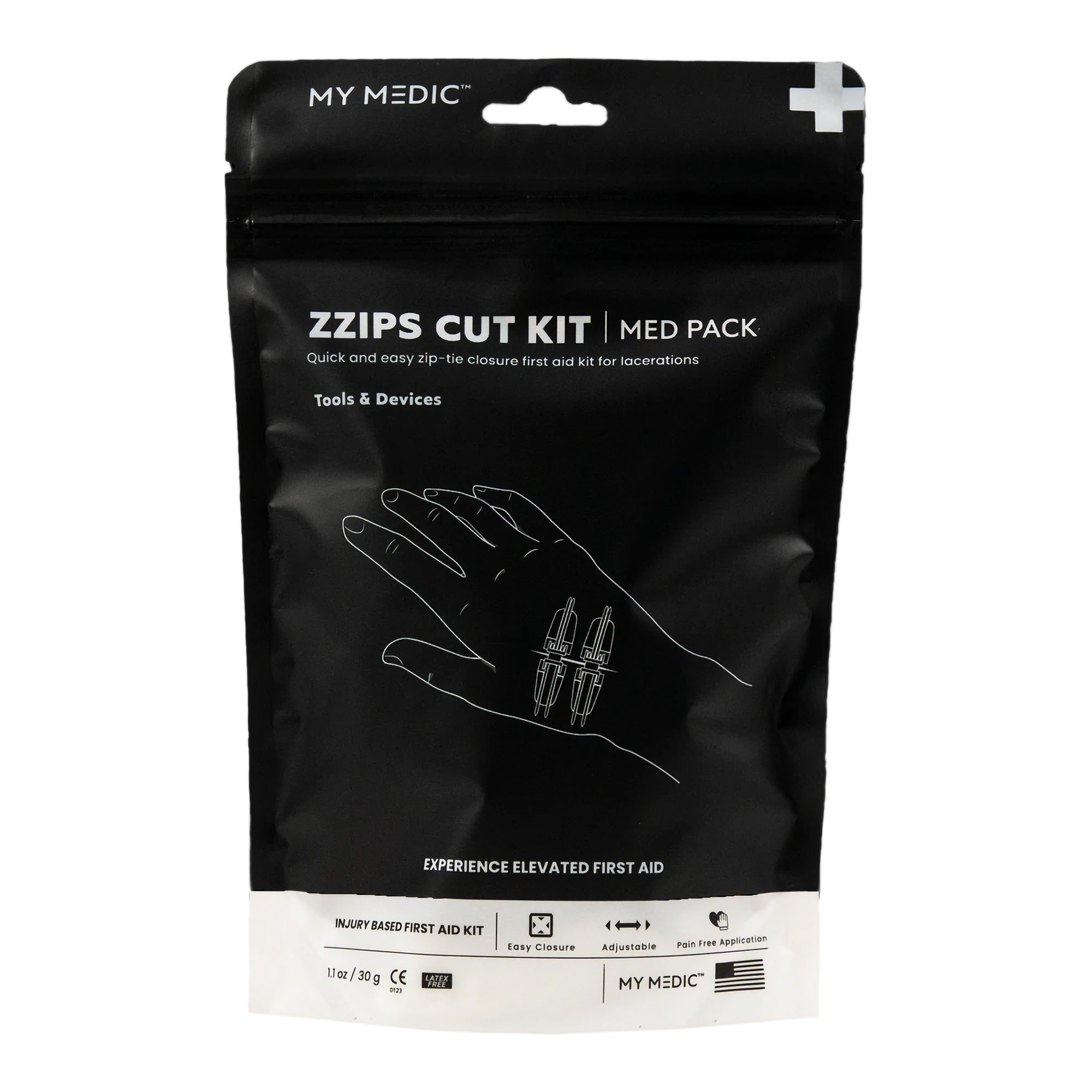 My Medic MED PACKS ZZIPS Cut Kit First Aid Kit 2.2 X 5.1 X 8 Inch thumbnail 2