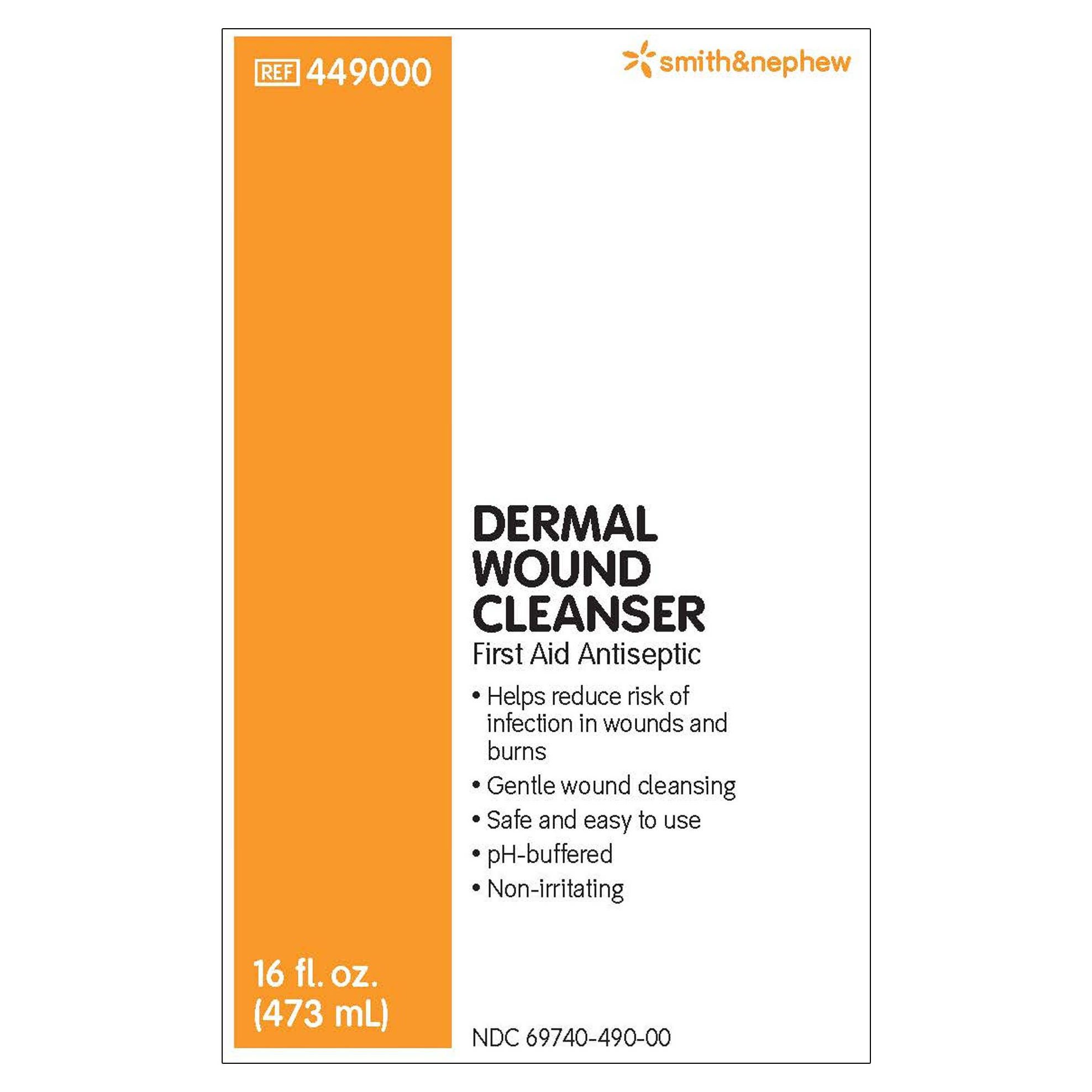 Dermal Wound Cleanser 16 oz, First Aid Antiseptic Spray