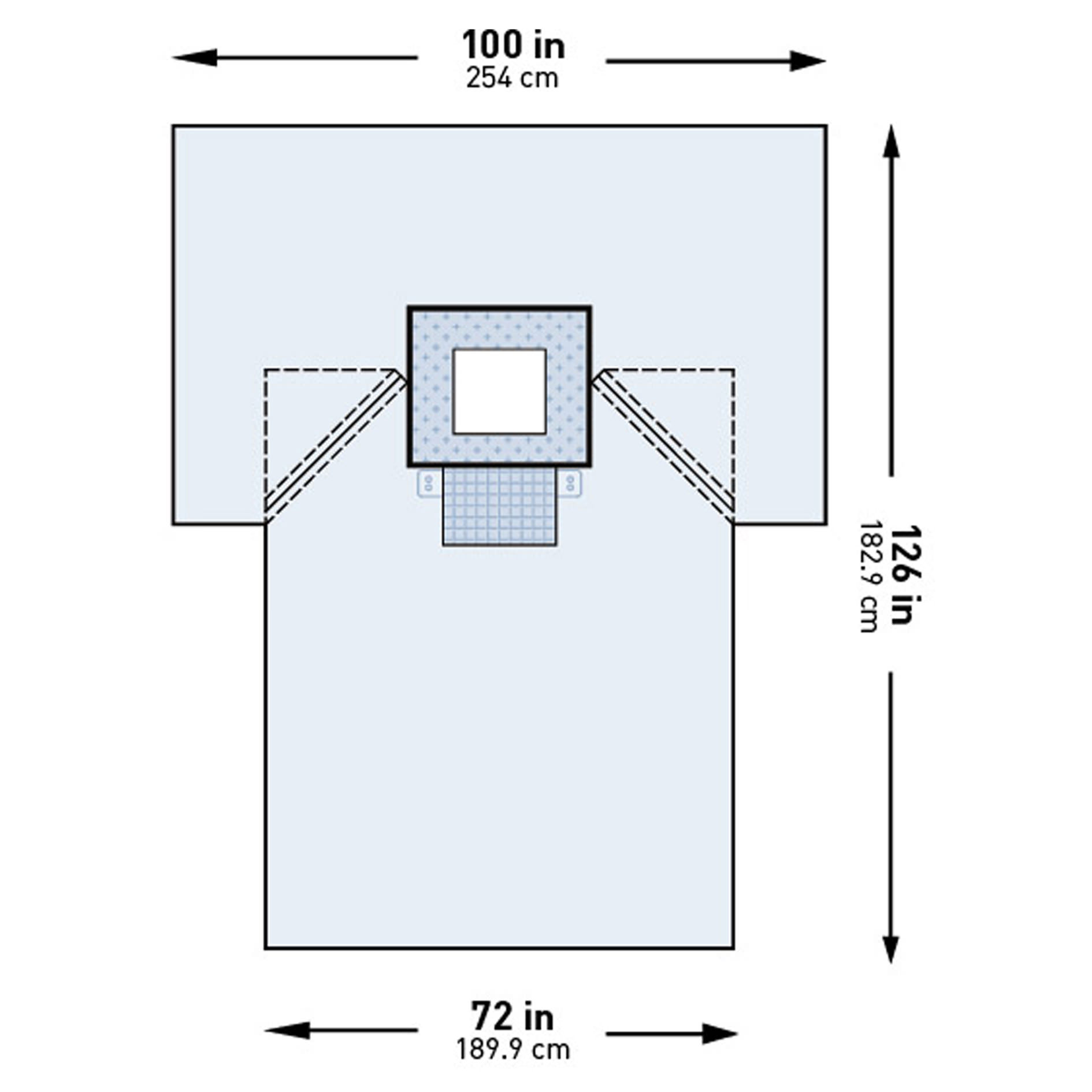 McKesson Surgical Chest Drape