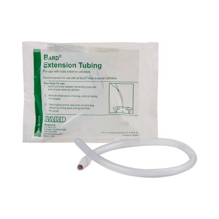RIDE TORRENT 27cm【24-25】 Bard Leg Bag Extension Tubing 18 Inch - 150615, Case of 24