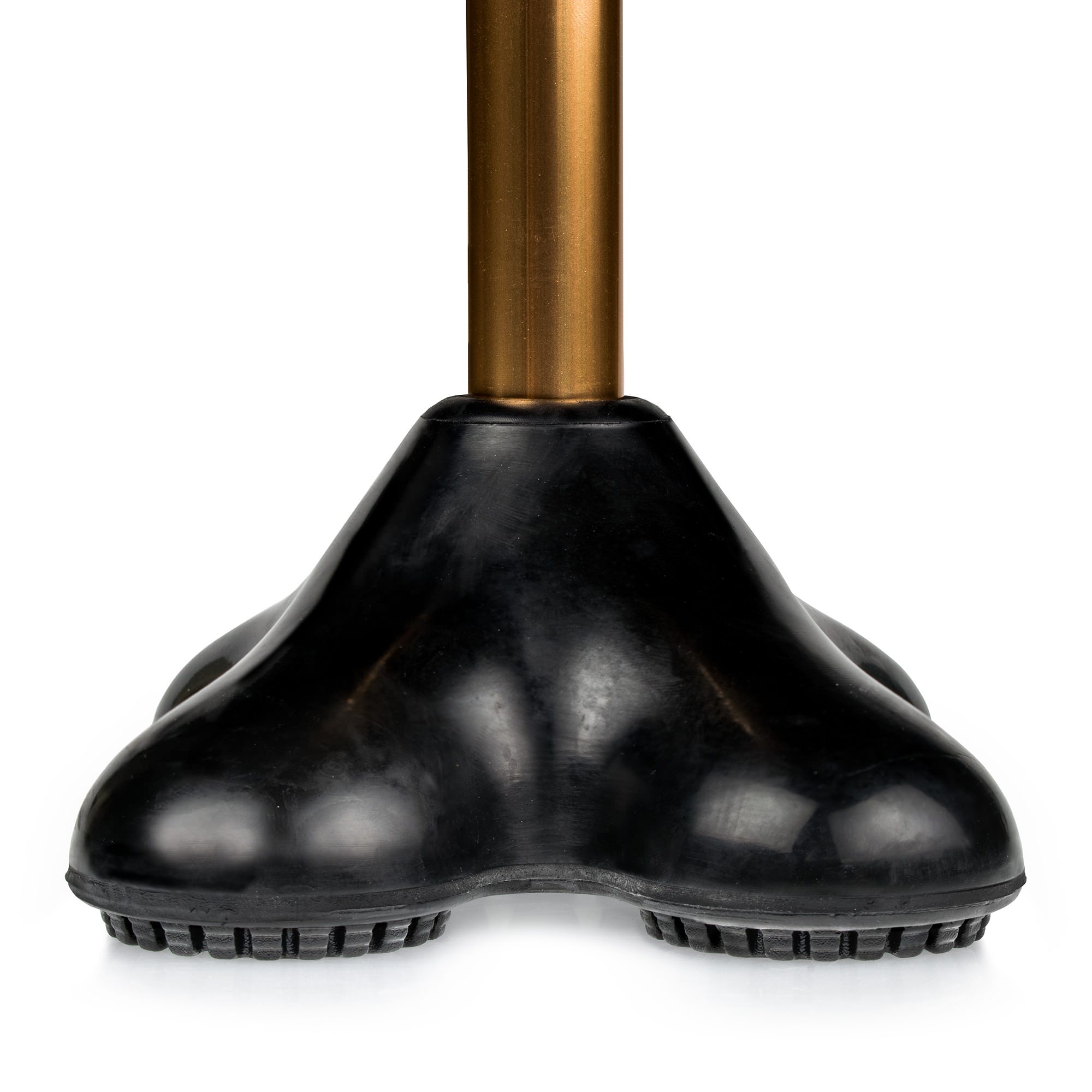 McKesson Black Rubber 4-Point Cane Tip thumbnail 3