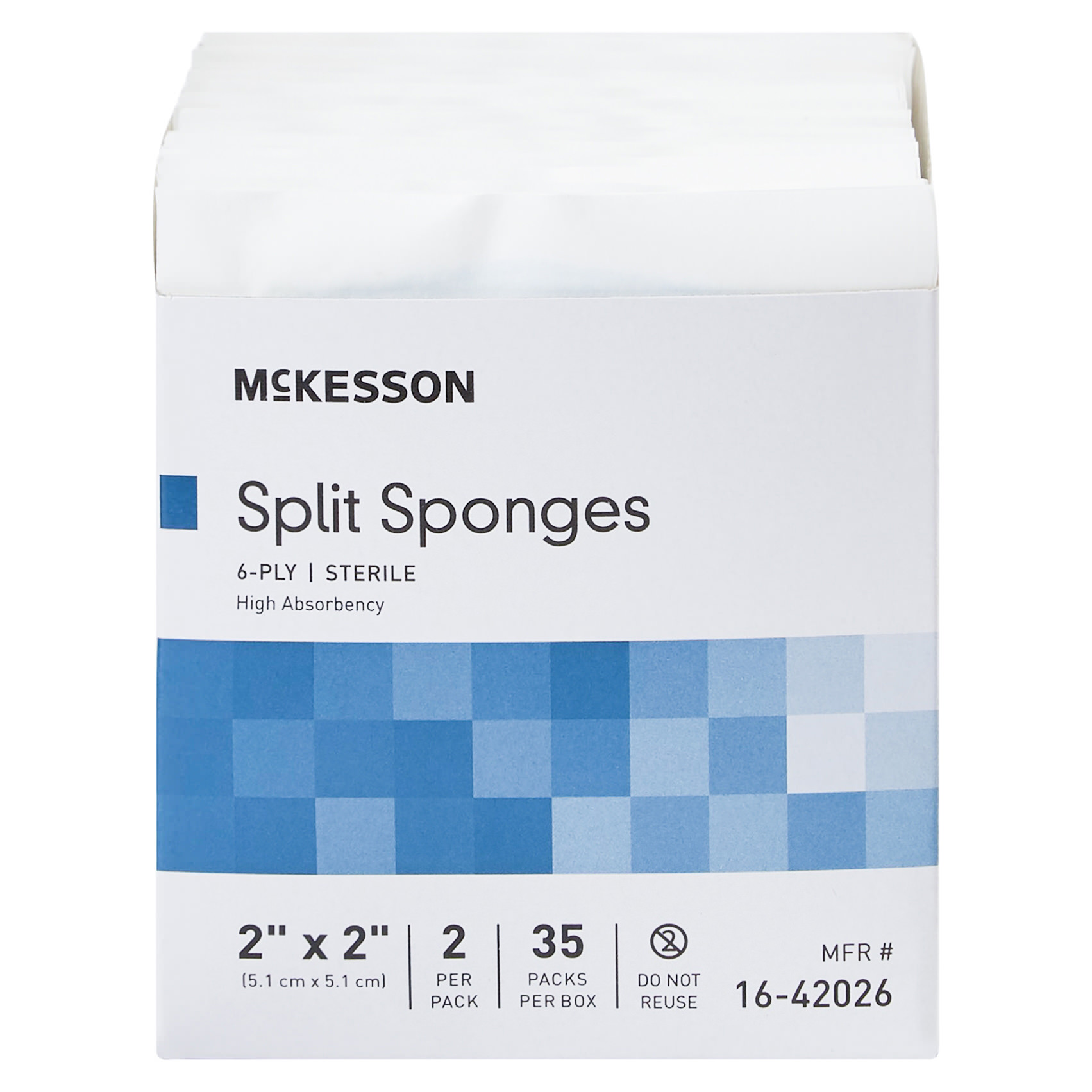 McKesson Polyester and Rayon High Absorbent Split Sponge thumbnail 3