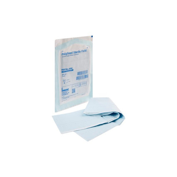 Busse Hospital Disposables General Purpose Drape Blue, 18 W x 26 L Inch - Main image