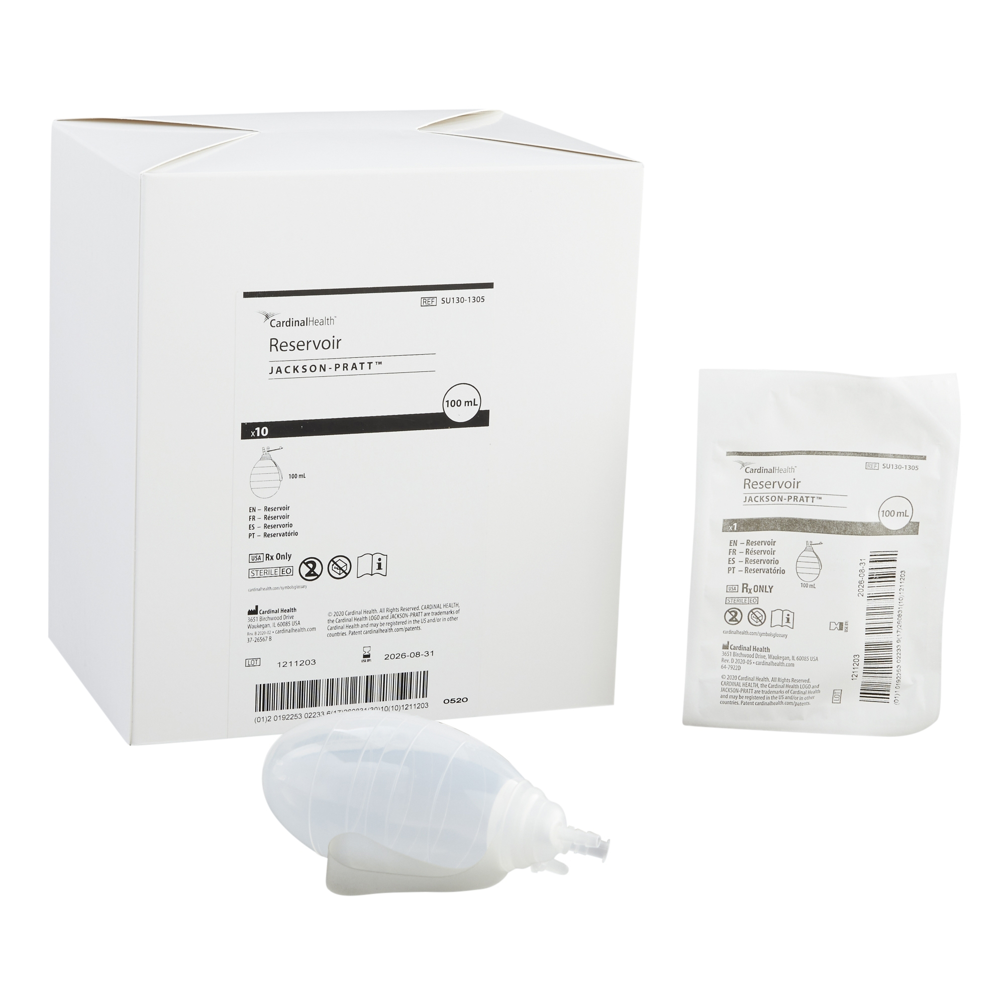 Jackson-Pratt Drainage Silicone Bulb Reservoir