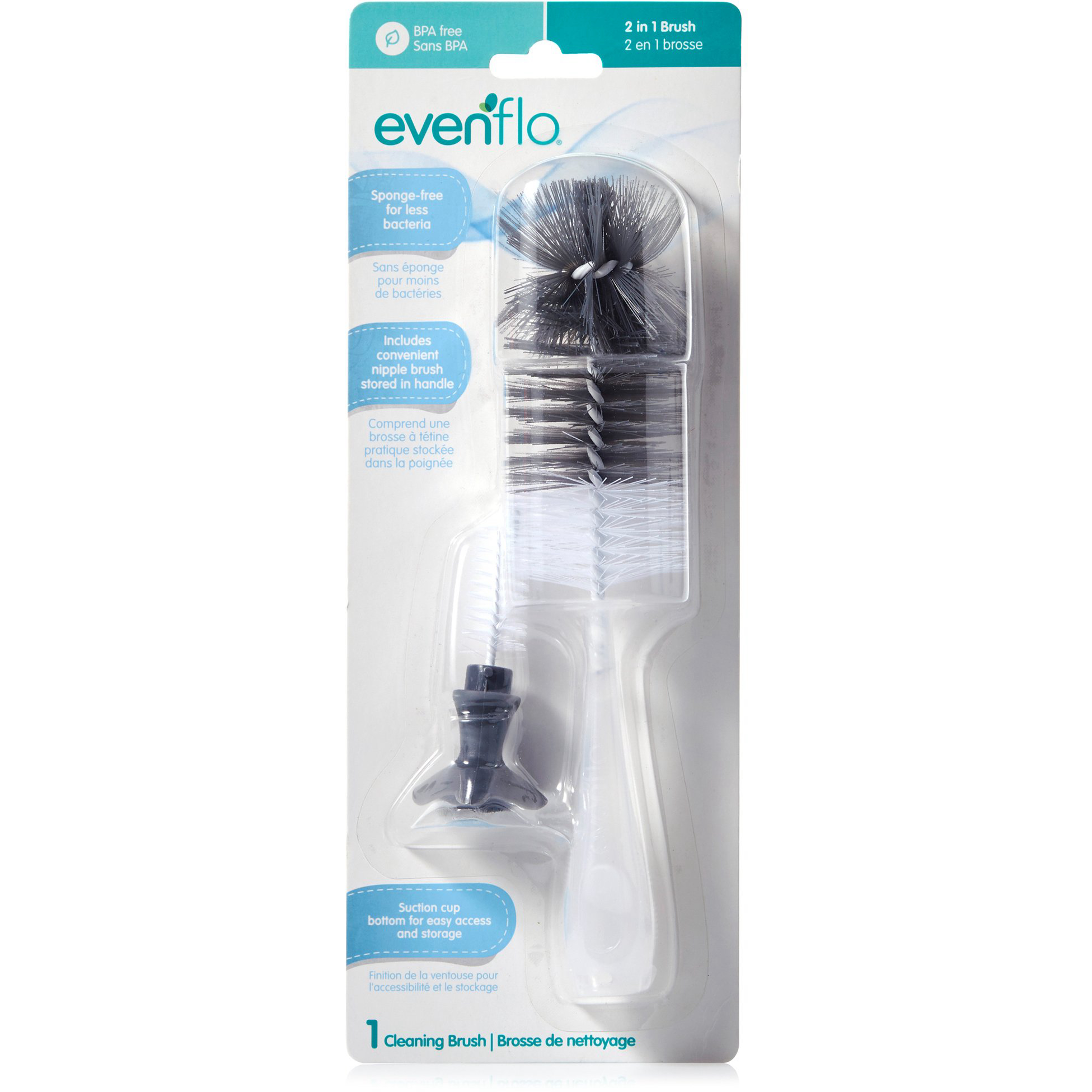 Evenflo 2-in-1  Baby Bottle Brush thumbnail 2