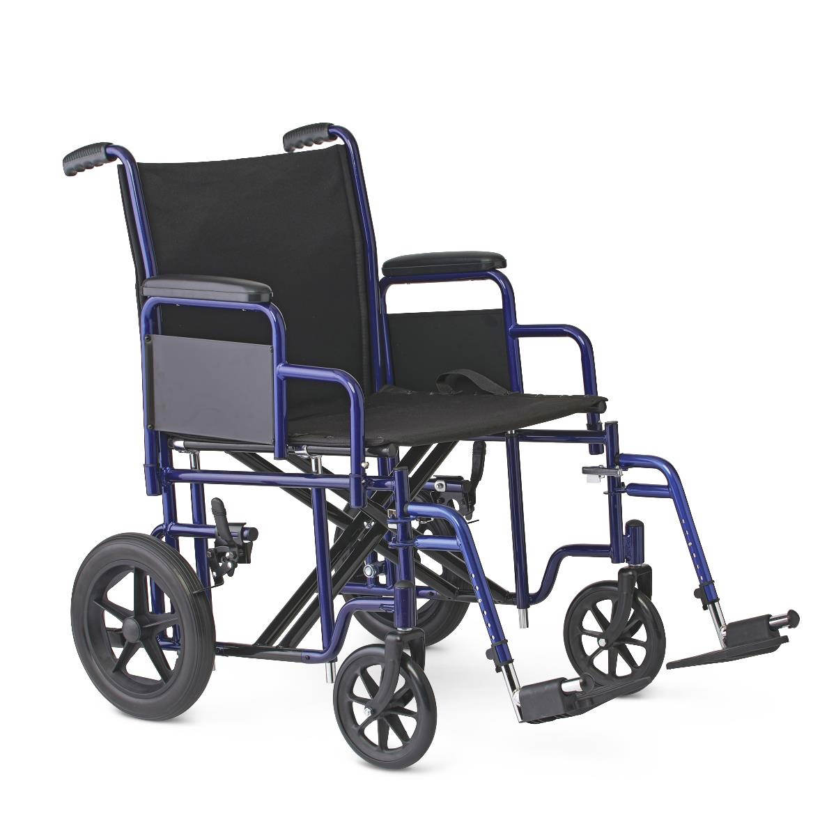 Medline Bariatric Transport Chair, 22 Inch thumbnail 3