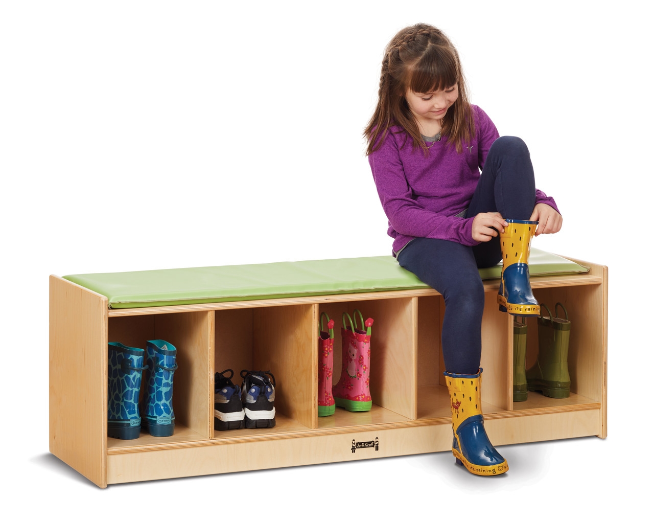 Jonti-Craft 5 section bench locker thumbnail 7