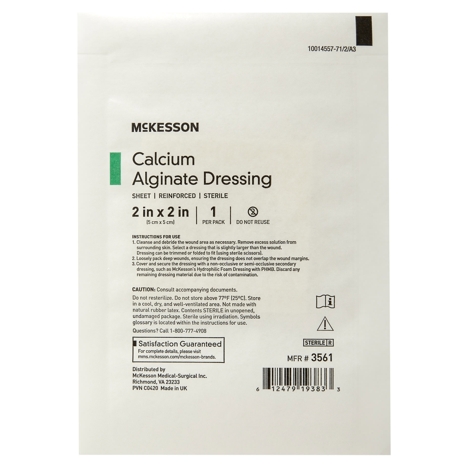 Mckesson Calcium Alginate Dressing thumbnail 8