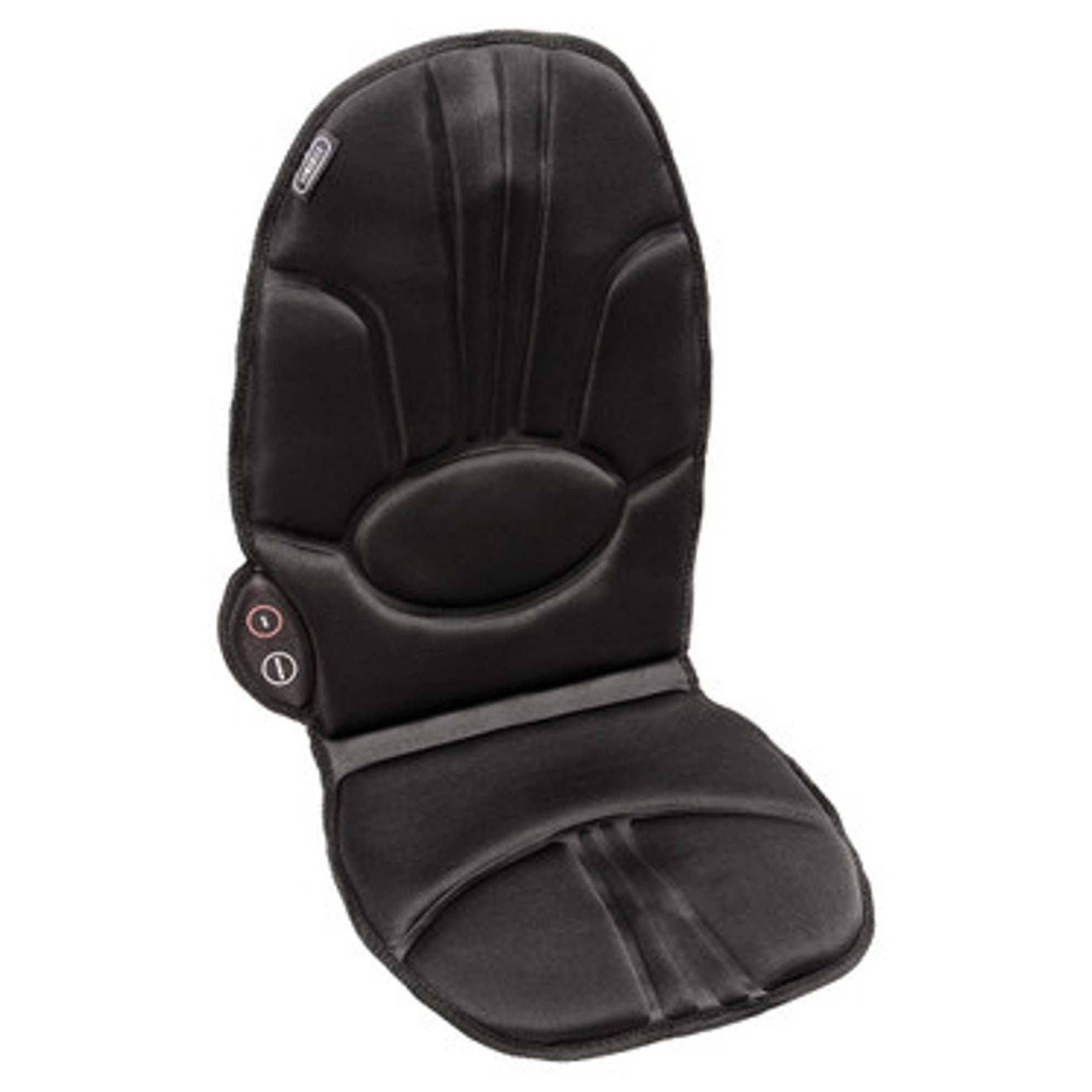 HoMedics Portable Back Massage Cushion with Heat, Black