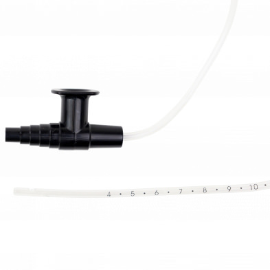 Dynarex Resp-O2 Suction Catheter, Beveled Tip, Open Style thumbnail 1