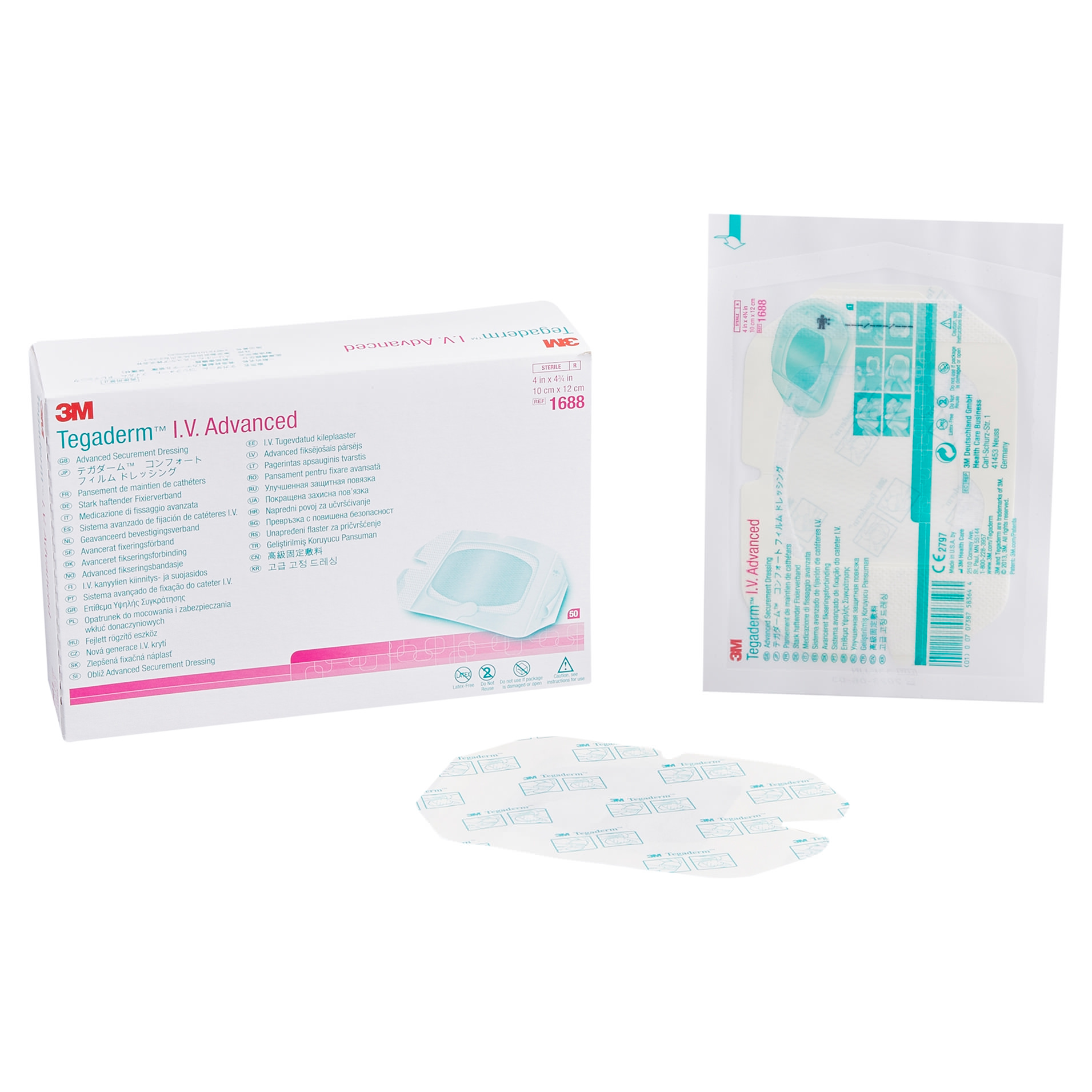 3M Tegaderm IV Advanced Securement Dressing 1683 | Catheter Securement