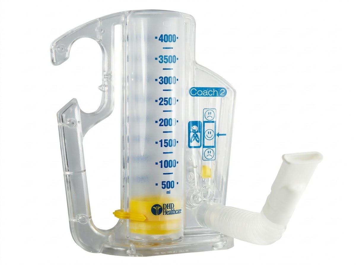 Smiths ASD Coach 2 Incentive Spirometer with One-Way Valve, 4000 mL