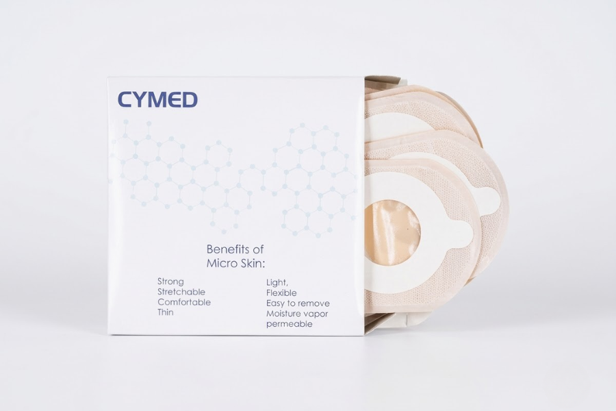 Cymed 2-Piece Closed-End Colostomy Pouch