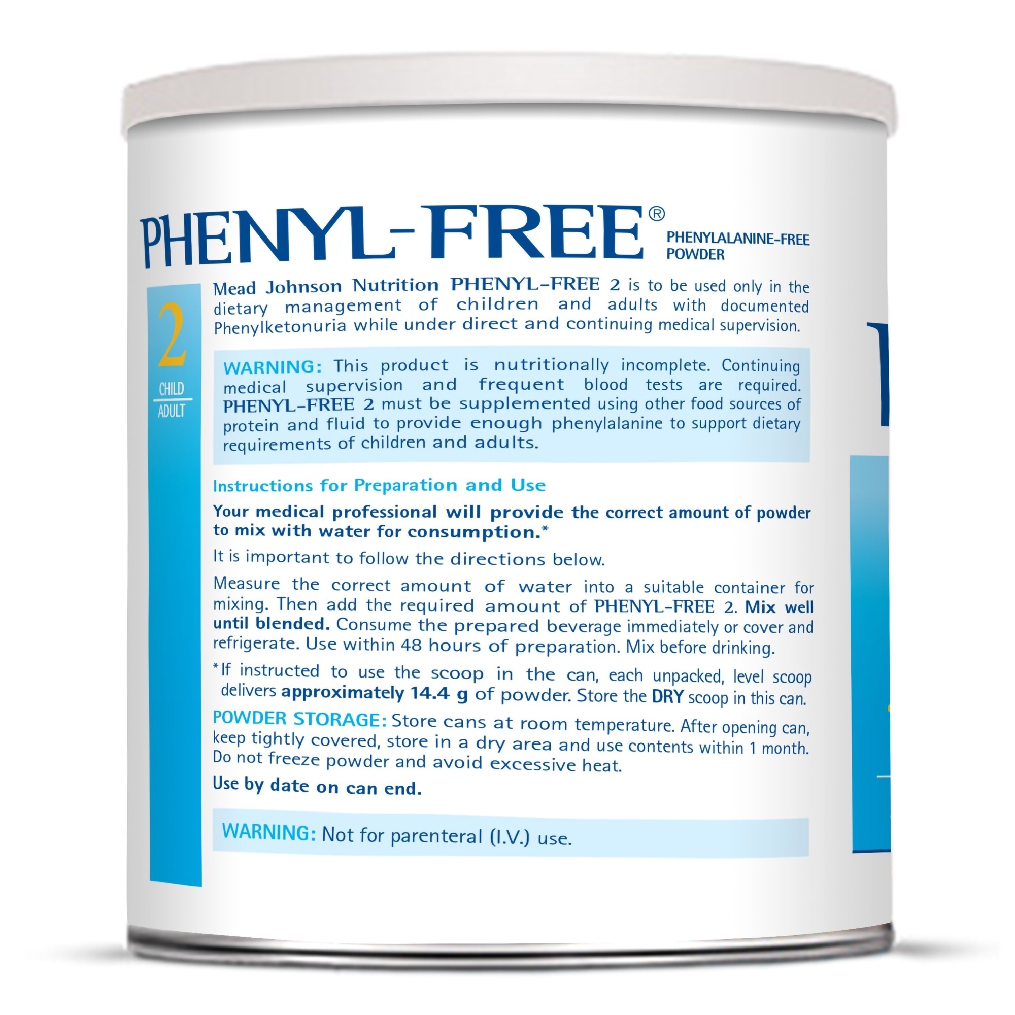 Mead Johnson Phenyl-Free 2 Medical Food Powder for Children and Adults thumbnail 2