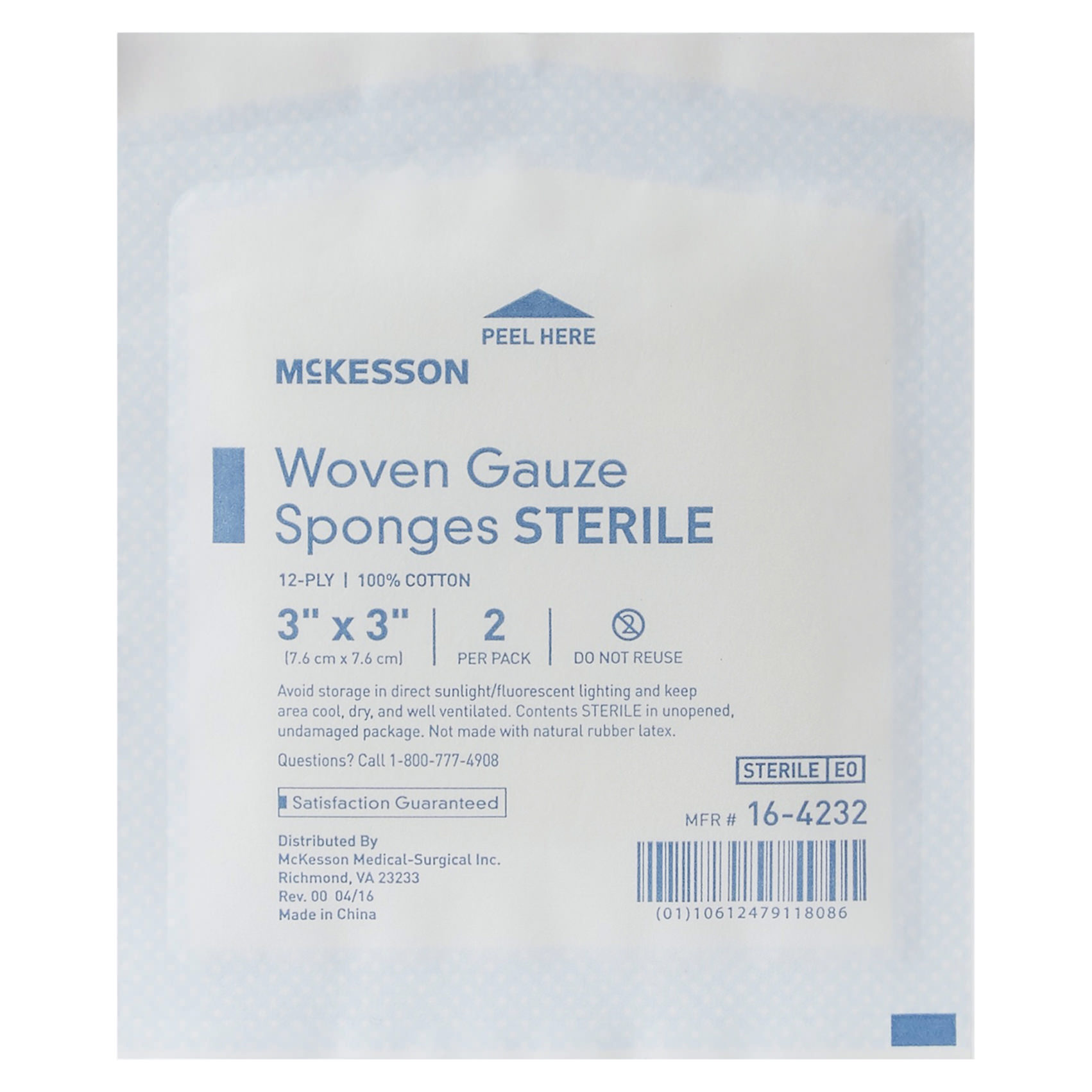 McKesson Sterile Gauze Sponges - Main image