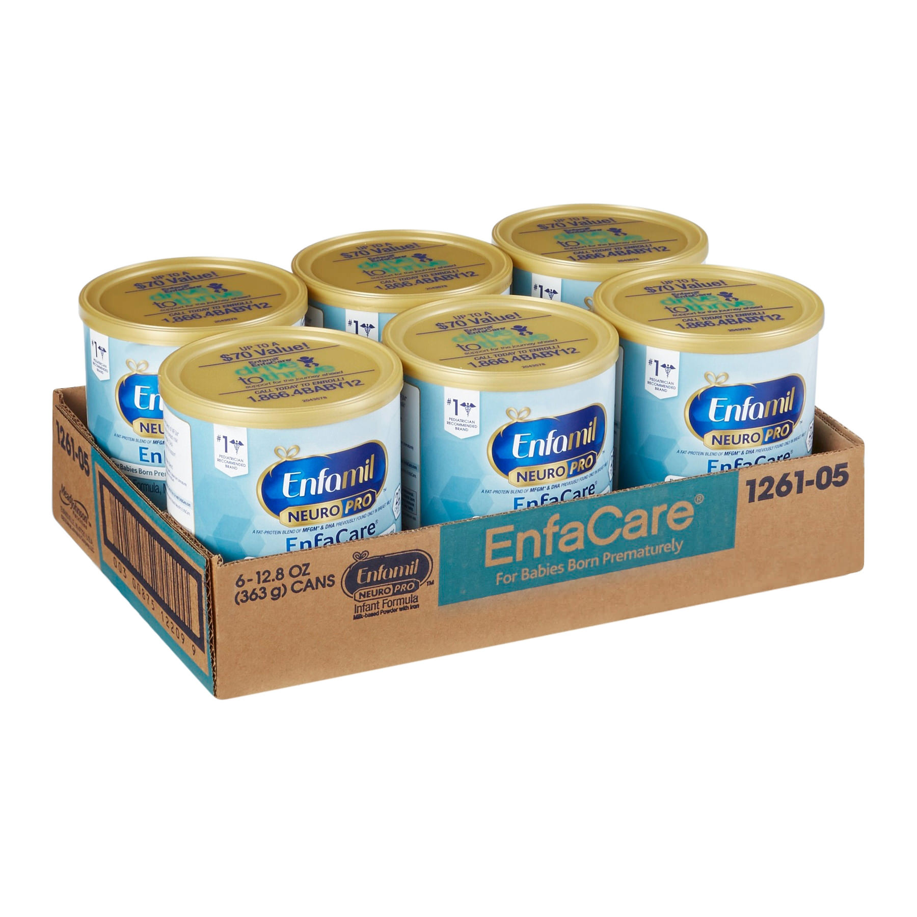 Enfamil NeuroPro EnfaCare Milk-Based Infant Formula, Powder thumbnail 4