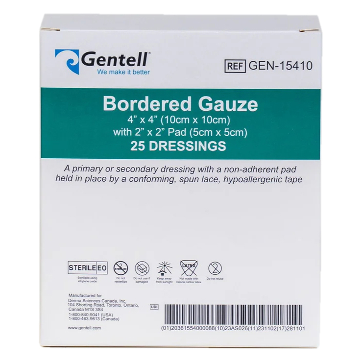 Gentell Bordered Gauze Dressing thumbnail 4