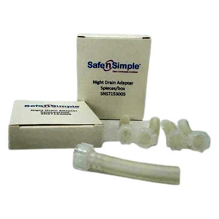 Safe n Simple Urinary Night Drain Adapter - Case of 50 thumbnail 1