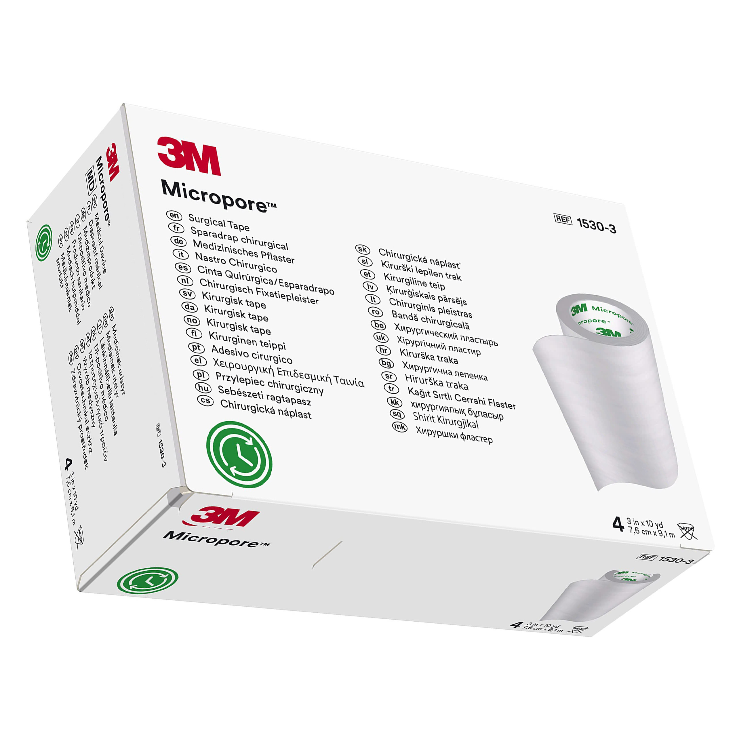 3M Micropore Waterproof Skin Friendly Surgical Tape thumbnail 1