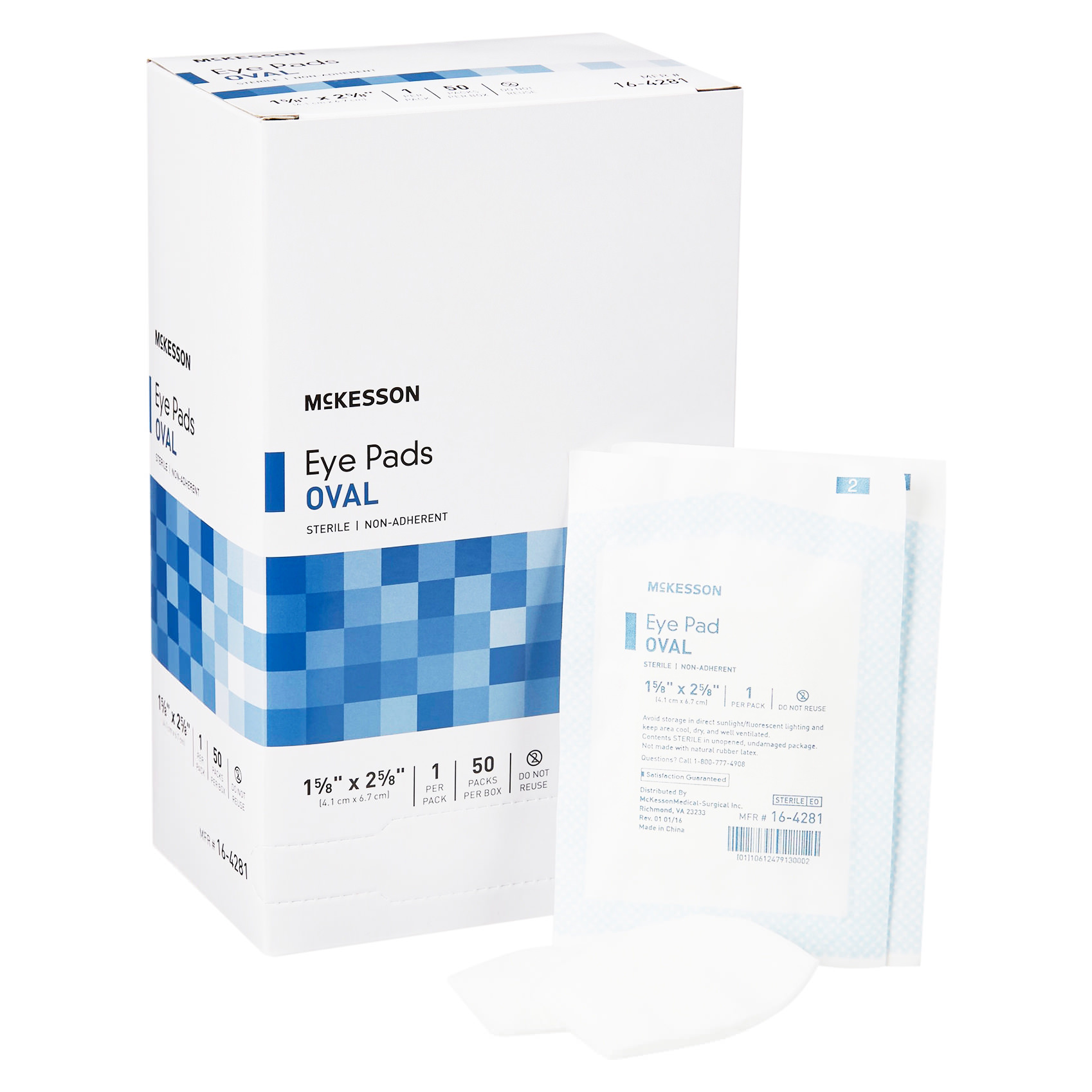 McKesson Oval Eye Pads - Main image