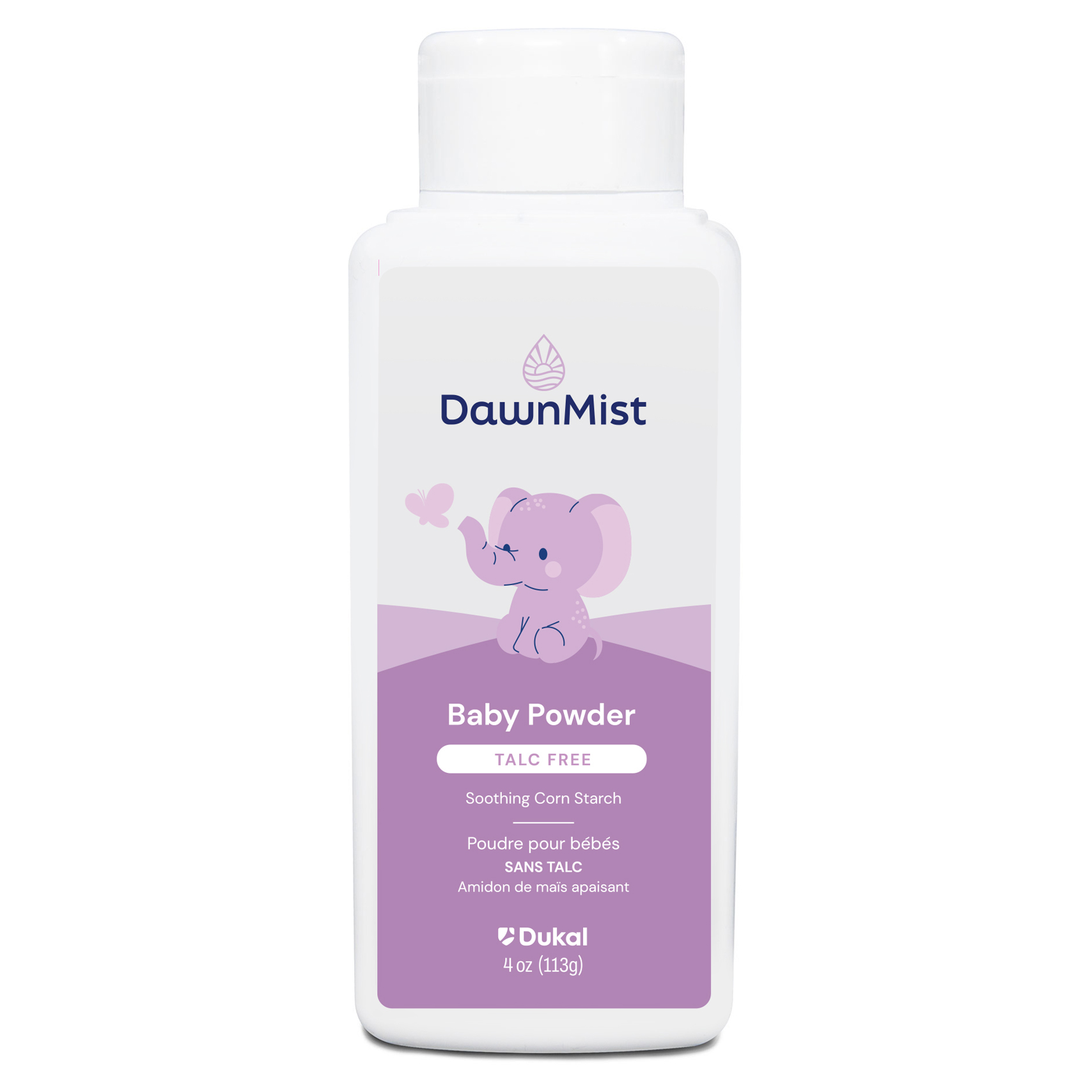 DawnMist Baby Powder, Scented, 4 Oz. thumbnail 1