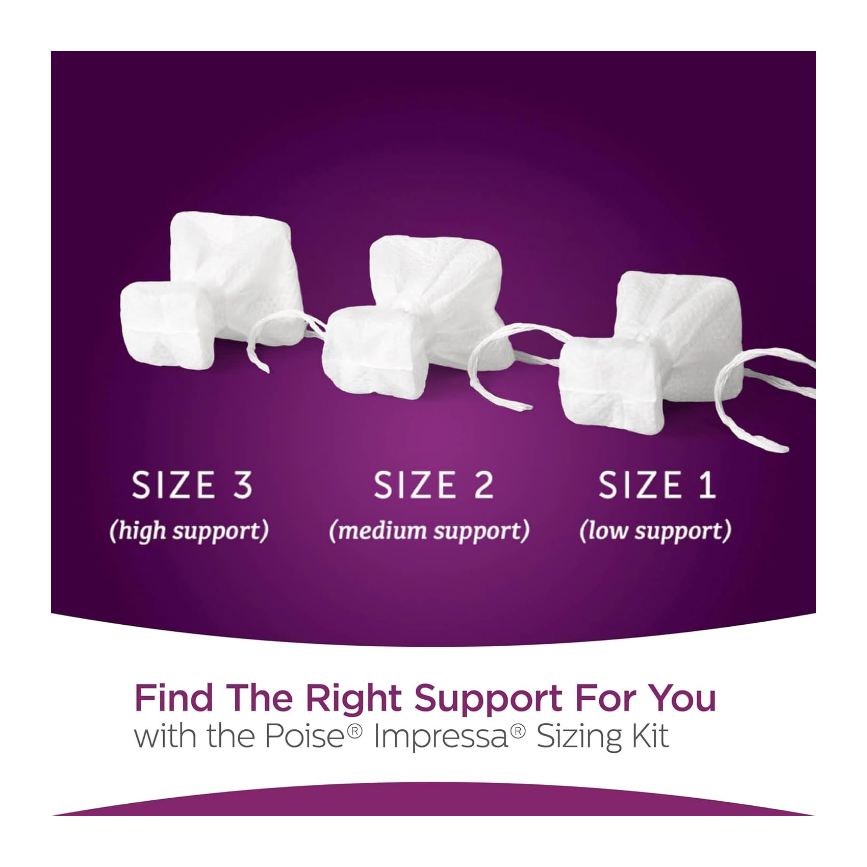 Poise Impressa Bladder Supports thumbnail 2