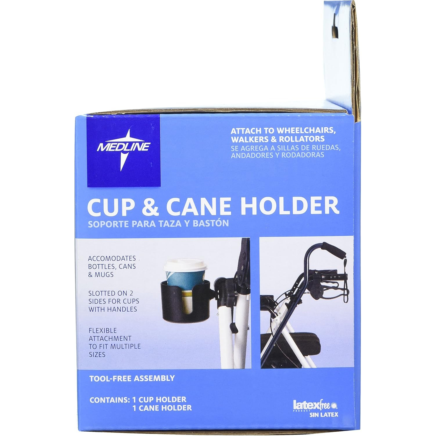 Medline Cup and Cane Holder Combo Pack for Walker thumbnail 3
