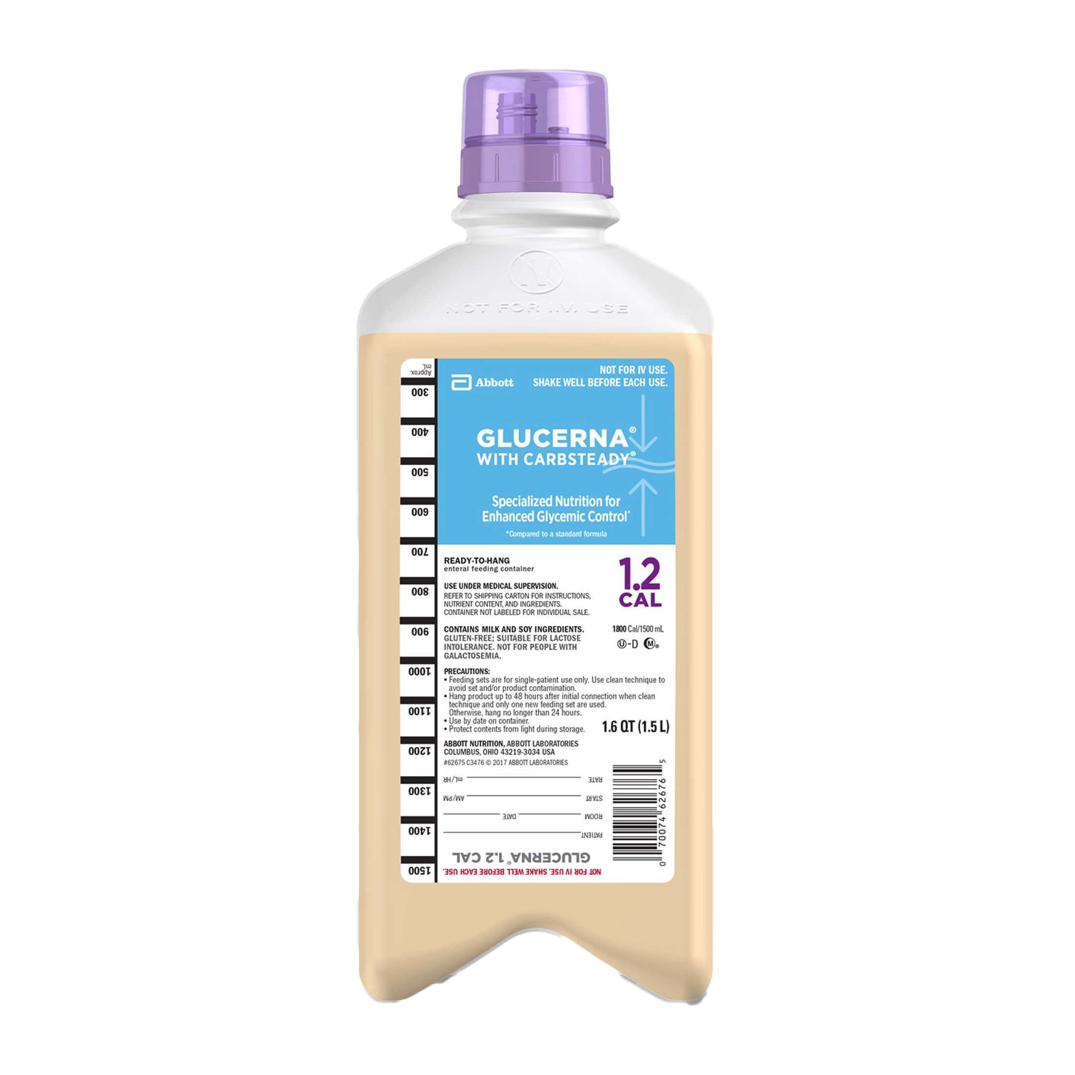Glucerna 1.2 Cal Specialized Nutrition for Enhanced Glycemic Control thumbnail 1