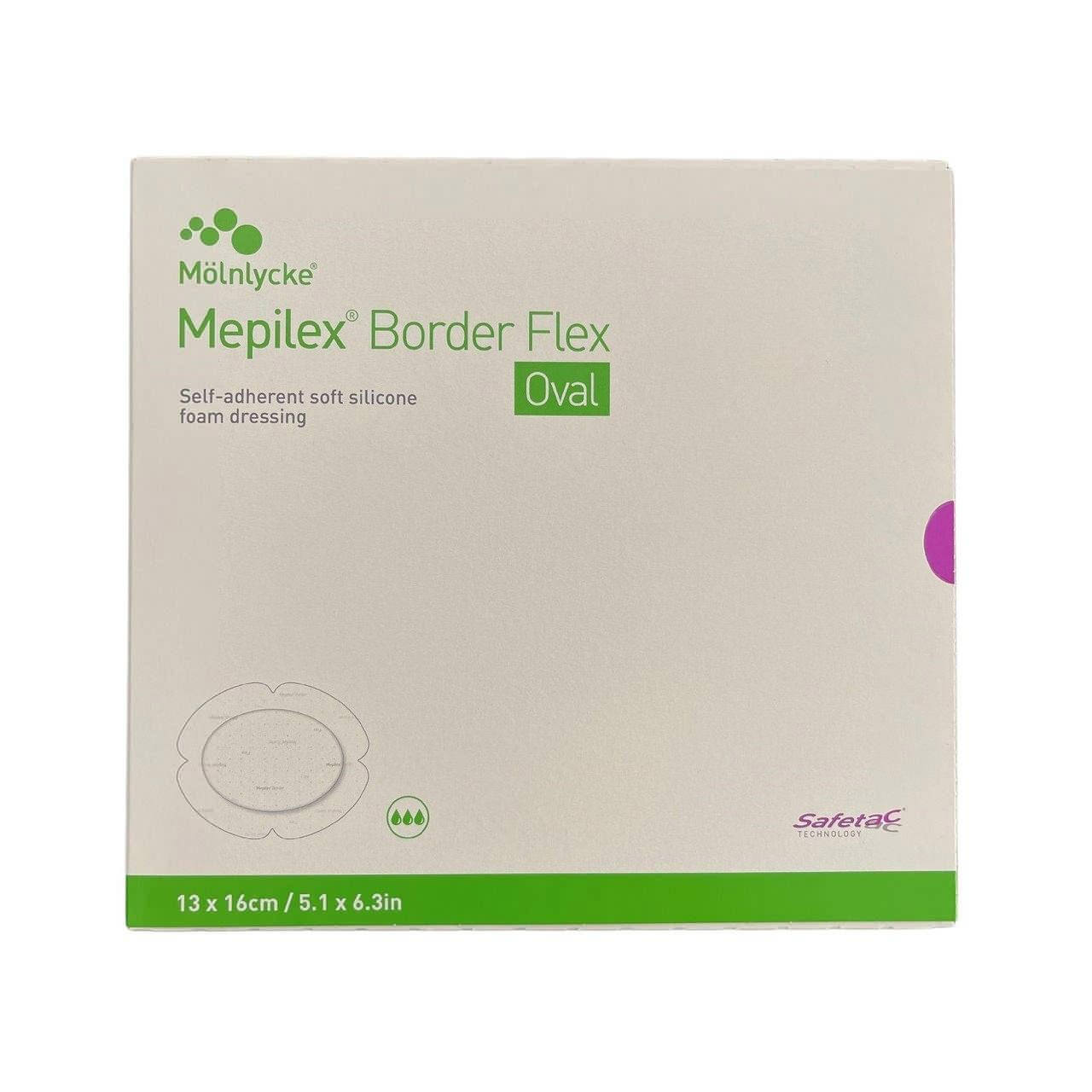 Mepilex Border Flex oval Foam Dressing - Main image