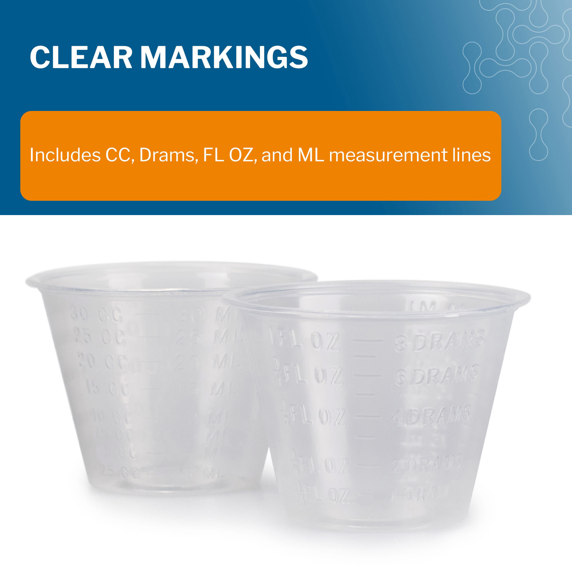 McKesson Graduated Medicine Cup Without Handle Cold Disposable thumbnail 4