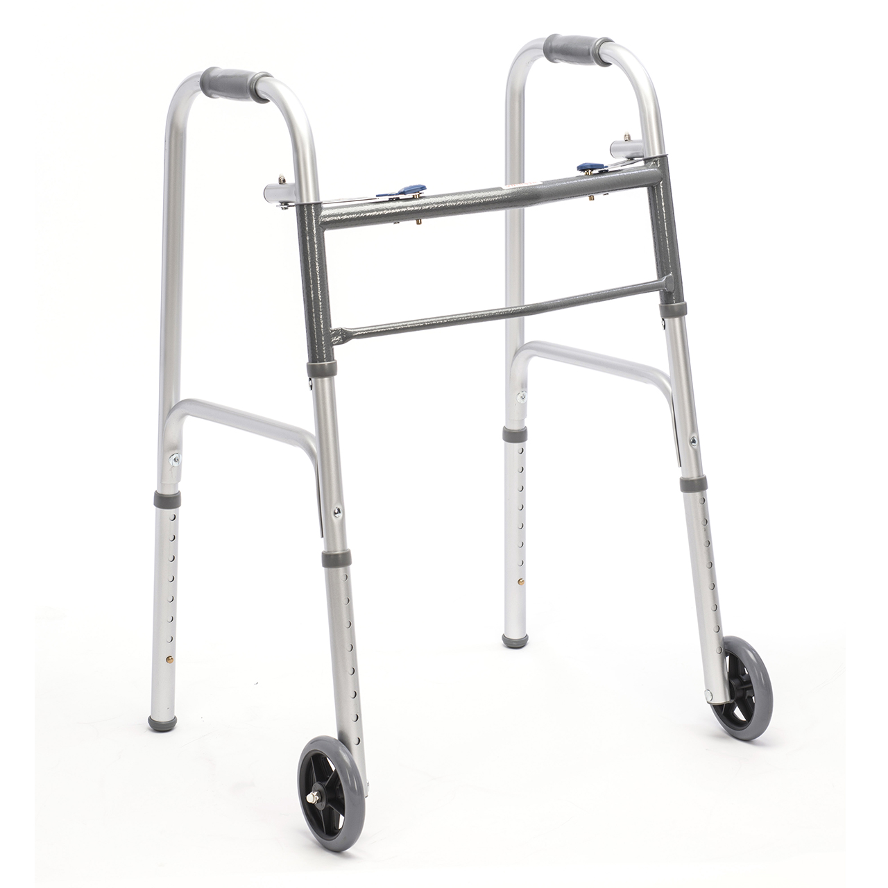 Protekt® Two-Button Folding Steel Walker thumbnail 1